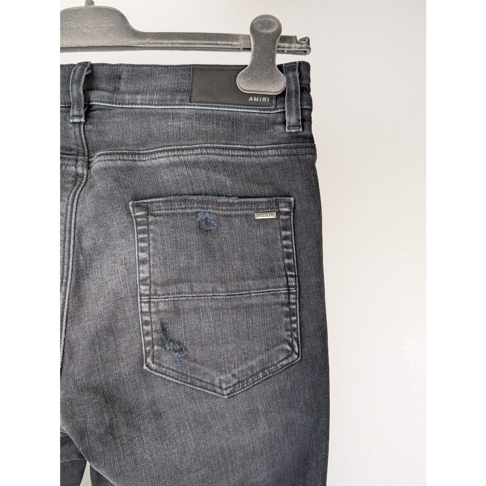 Amiri o1rshd1 Thrasher Plus Jean in Aged Black Size US 38 / EU 54 - 11 Thumbnail
