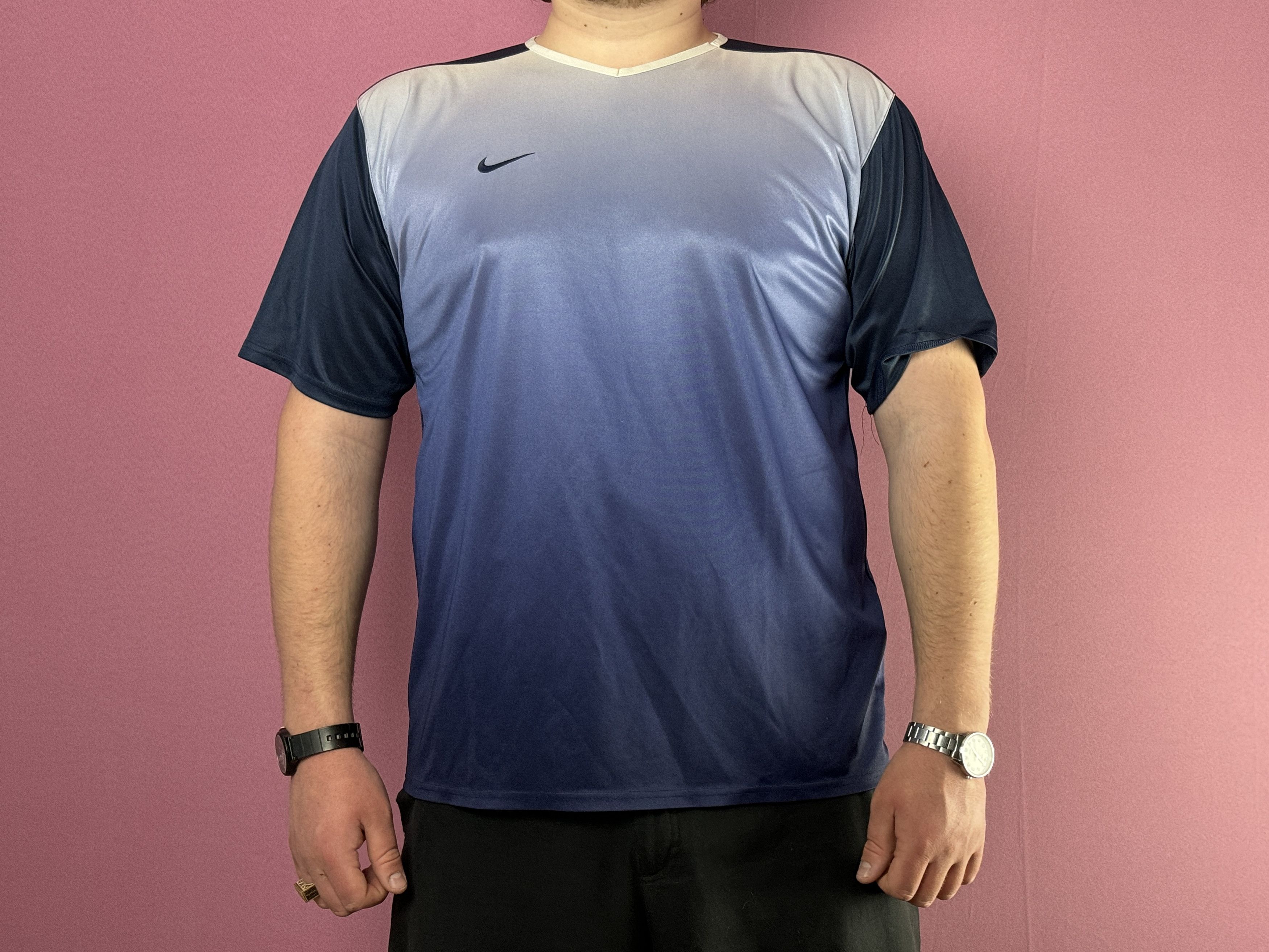 Nike Y2K Nike Vintage Men's Gradient T-Shirt - XL Size US XL / EU 56 / 4 - 4 Thumbnail