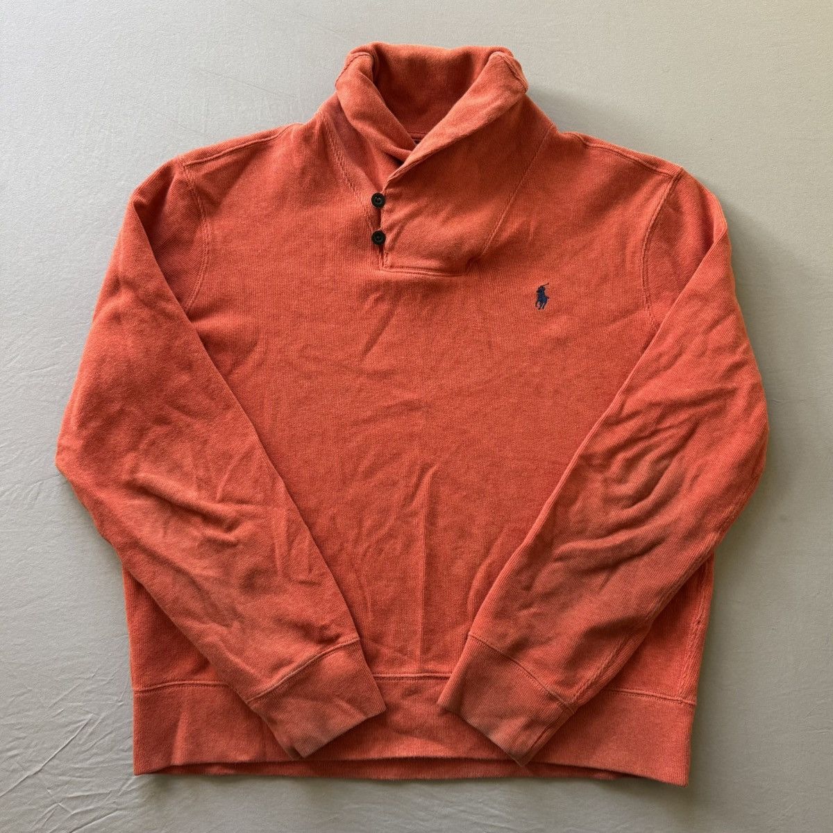 Polo Ralph Lauren Vintage Polo Ralph Lauren Jersey Shawl-Collar Sweater Size US L / EU 52-54 / 3 - 1 Thumbnail