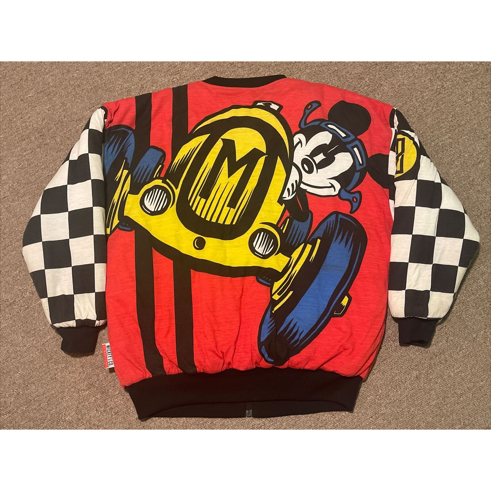 Mickey Inc Vintage 80’s XL Disney Mickey Inc Mickey Mouse Racing Revers Size US XL / EU 56 / 4 - 9 Thumbnail