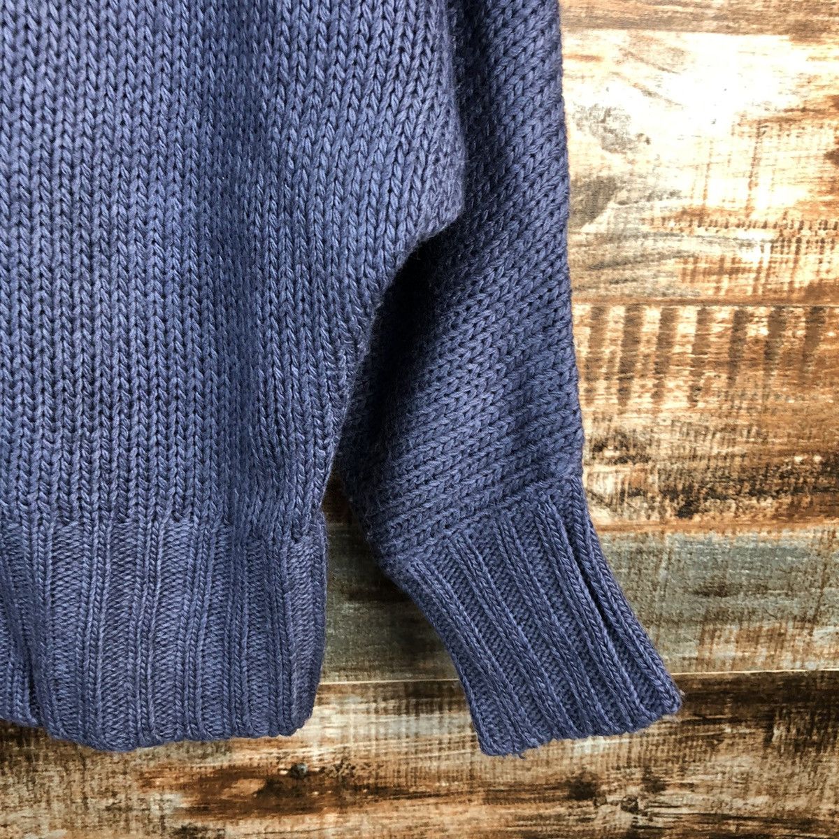 Japanese Brand Croisiere Dark Blue Knitwear sweatshirt #A1280 Size US M / EU 48-50 / 2 - 8 Thumbnail