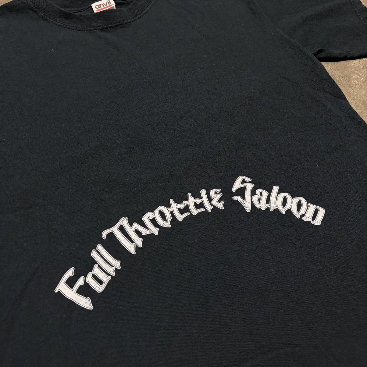 Vintage Vintage Full Throttle Saloon Biker T shirt Tattoo Grunge Y2K Size US M / EU 48-50 / 2 - 3 Thumbnail