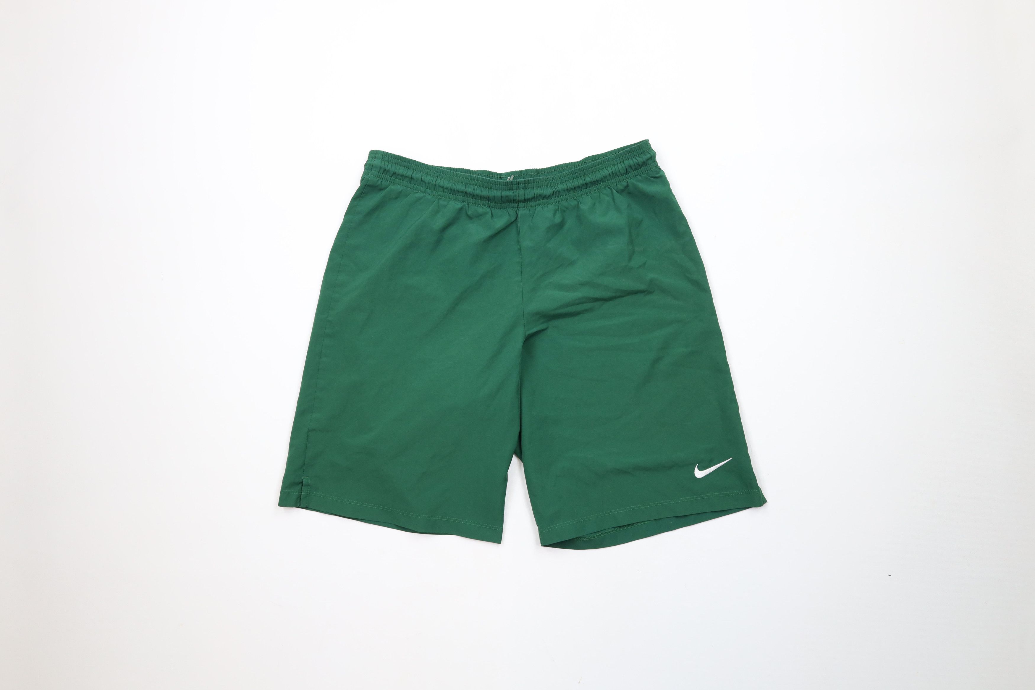 Nike × Vintage Vintage Nike Scott Mini Swoosh Running Soccer Shorts Green Size US 32 / EU 48 - 1 Thumbnail