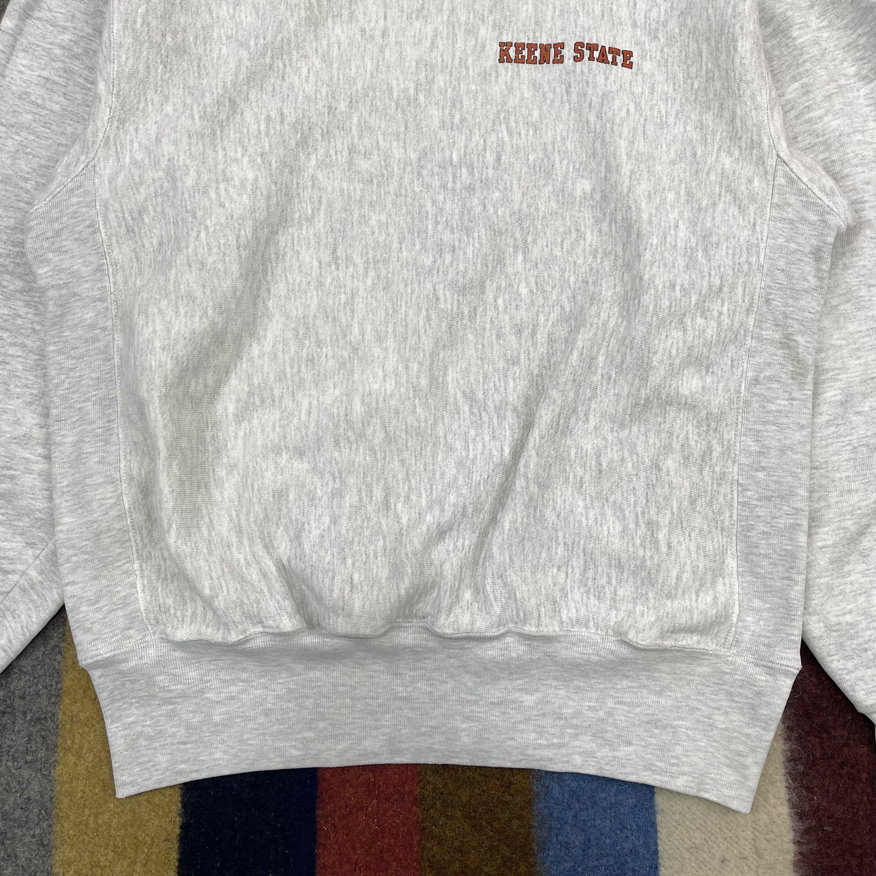 Vintage 90s Vintage KEENE STATE Crew Neck Sweatshirt #1478/AY Size US L / EU 52-54 / 3 - 14 Thumbnail