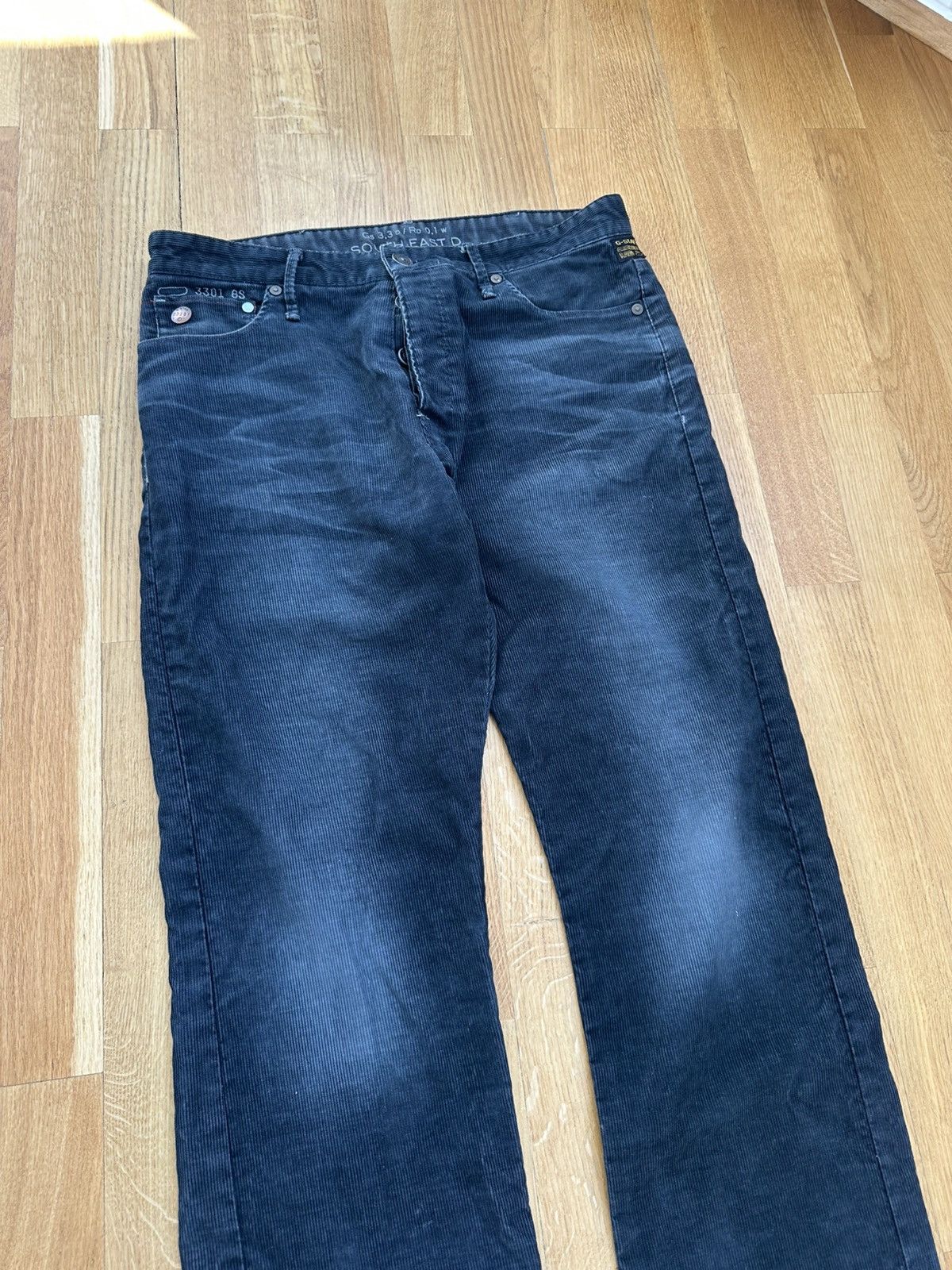 G-Star Vintage G-star Corduroy Pants Patch Logo Y2K Size US 33 - 11 Thumbnail