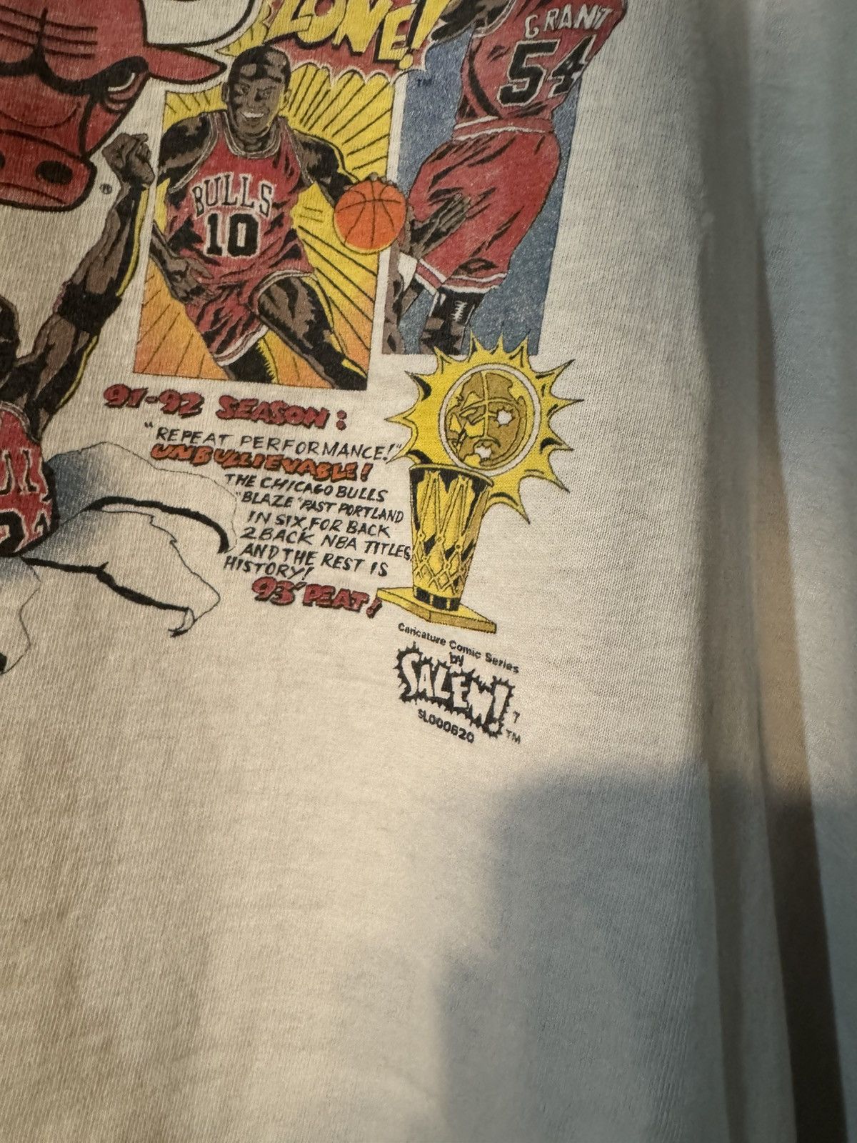 Salem Sportswear Salem Chicago Bulls 1993 3 Peat Size US L / EU 52-54 / 3 - 7 Thumbnail
