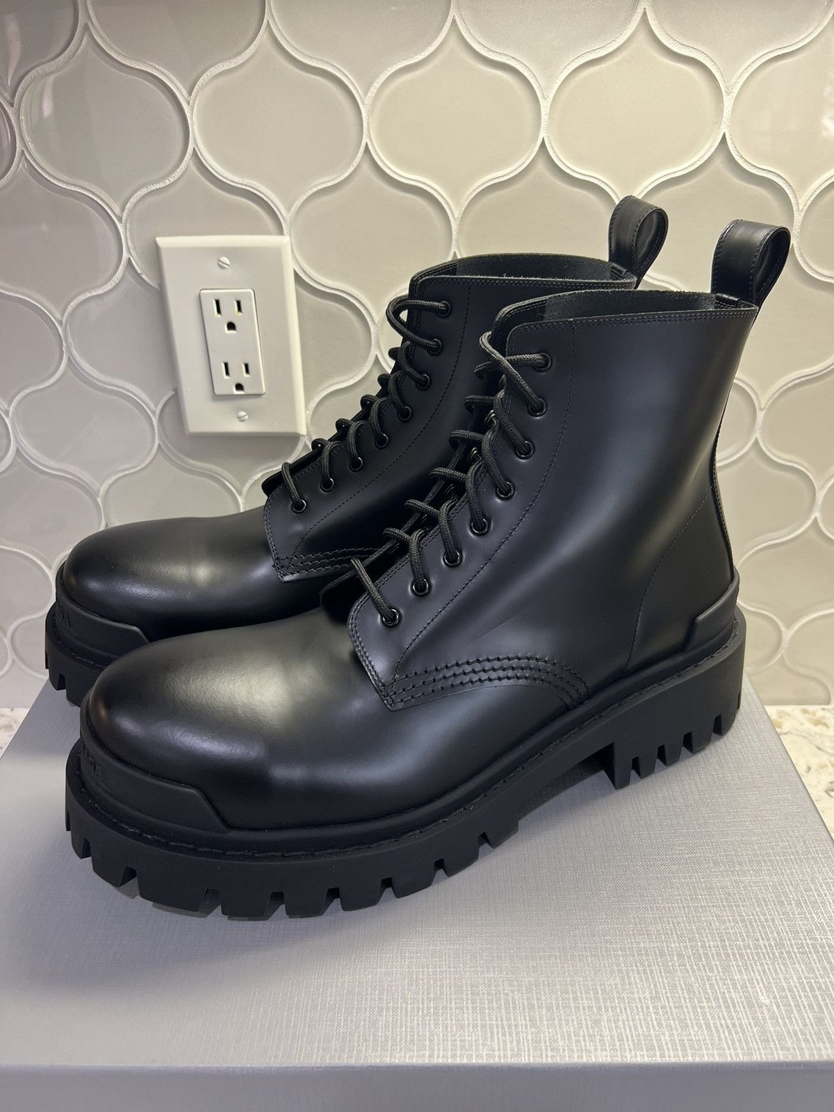 Balenciaga BALENCIAGA STRIKE BOOTS | Grailed