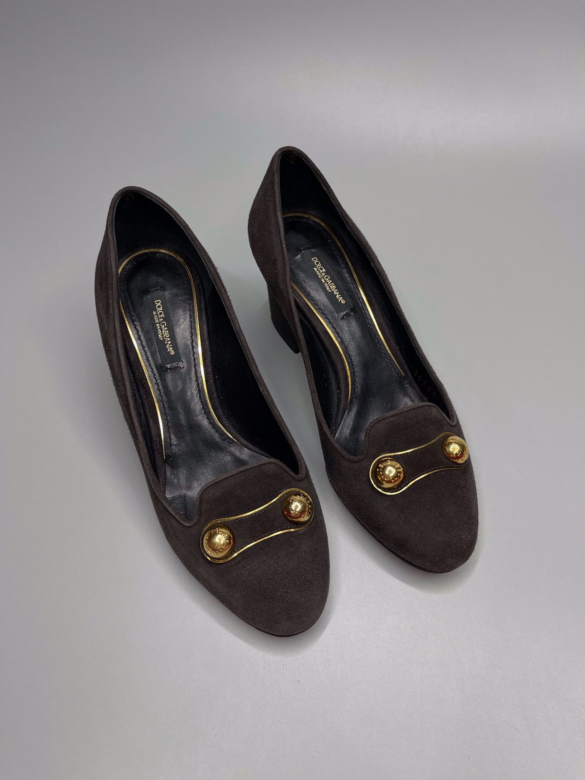 Dolce & Gabbana Rare Dolce Gabbana Suede Heels Size US 6 / IT 36 - 2 Thumbnail
