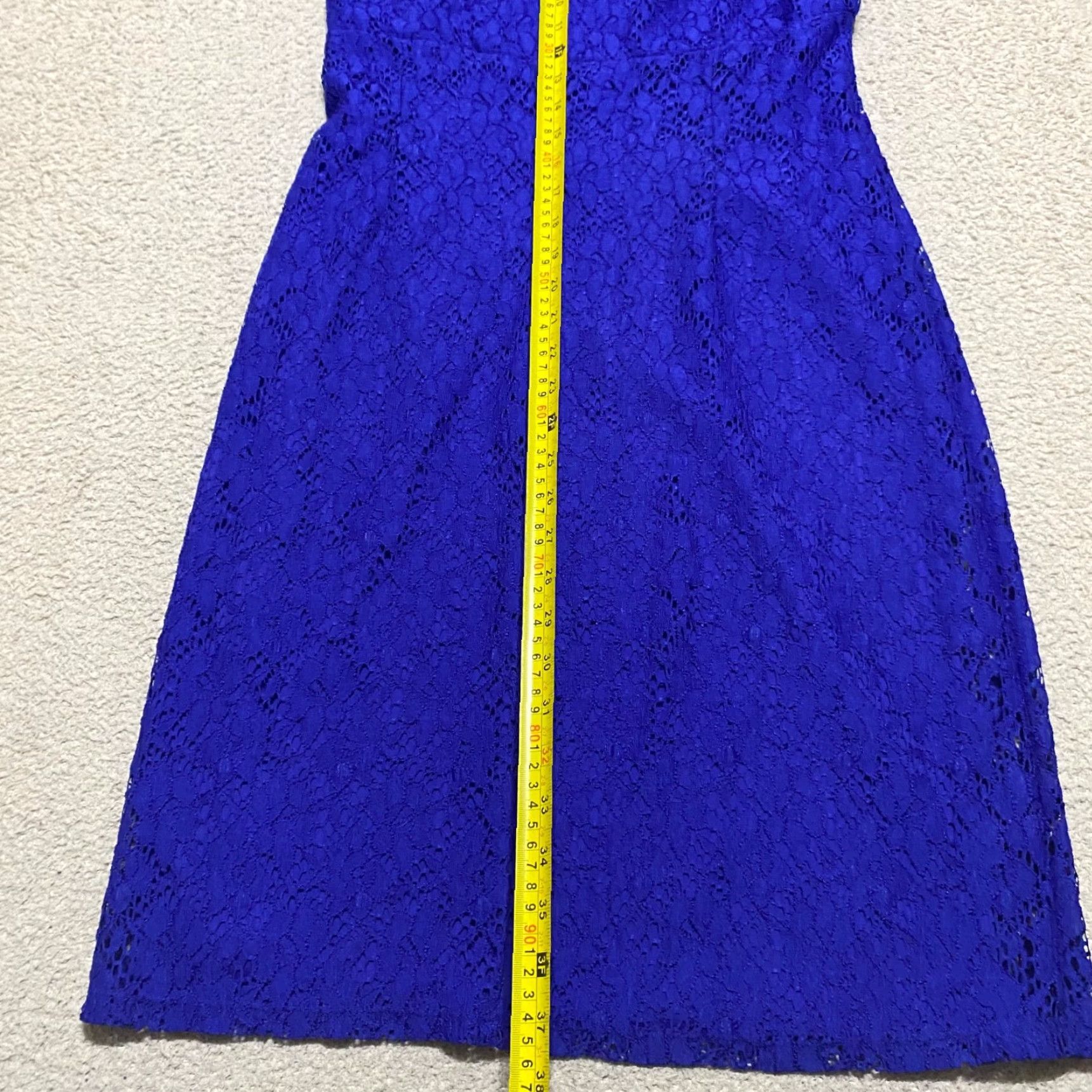 Chaps Chaps Dress Lined Sleeveless V-Neck Wrap Blue 12 Womens Shirt/Small? Size XL / US 12-14 / IT 48-50 - 7 Thumbnail