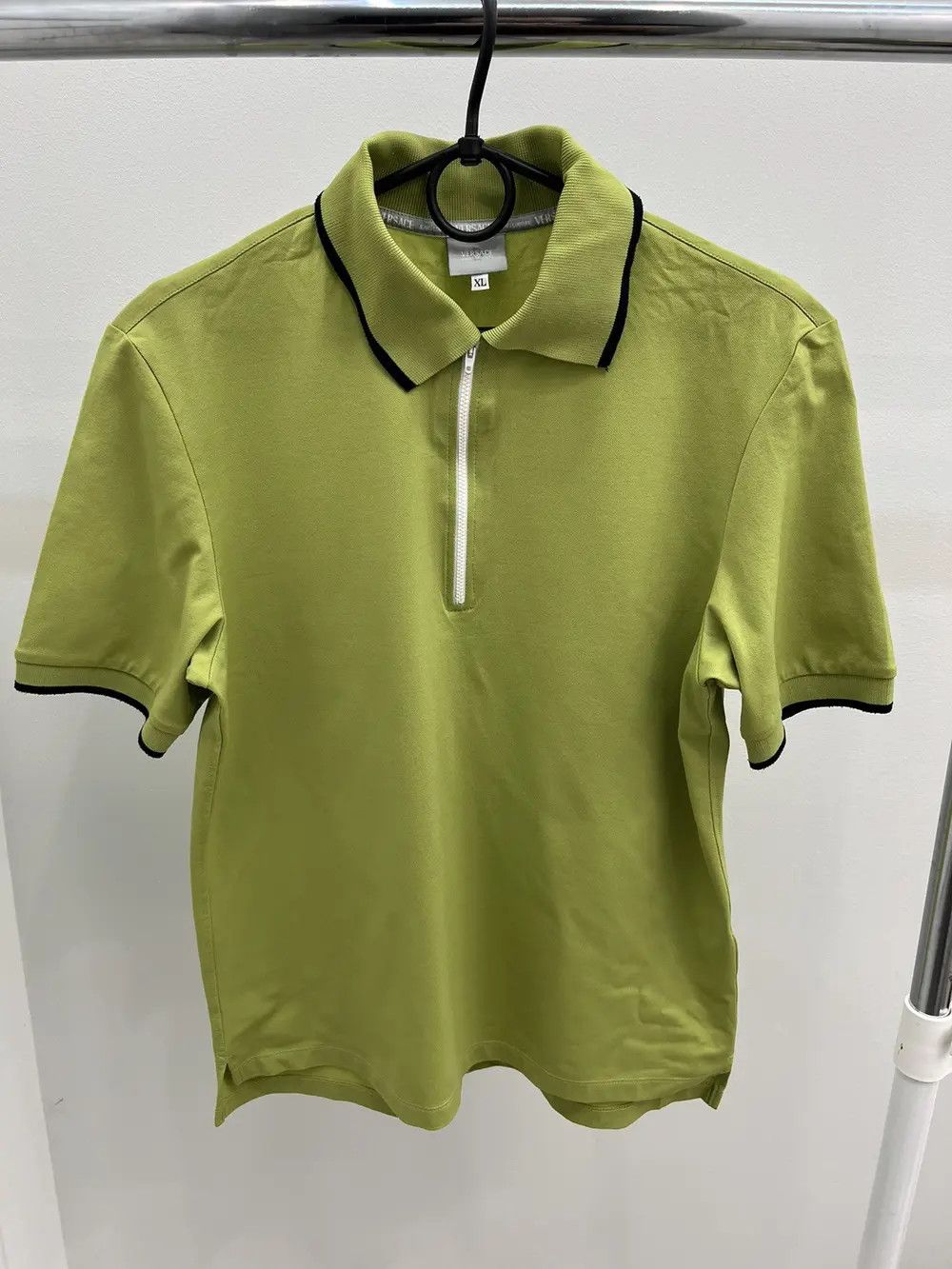 Versace Vintage Versace Jeans Couture Zip Polo Shirt Size US M / EU 48-50 / 2 - 1 Thumbnail