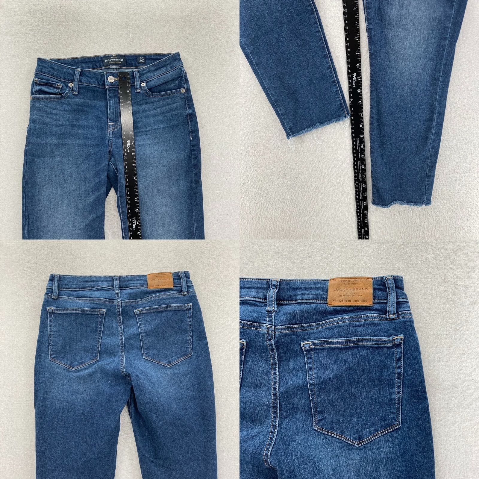 Lucky Brand Lucky Brand Lolita Skinny Women's Jeans 6/28 Medium Wash Blue Denim Slim 5-Pocket 26in Inseam Pants Size 28" / US 6 / IT 42 - 8 Thumbnail