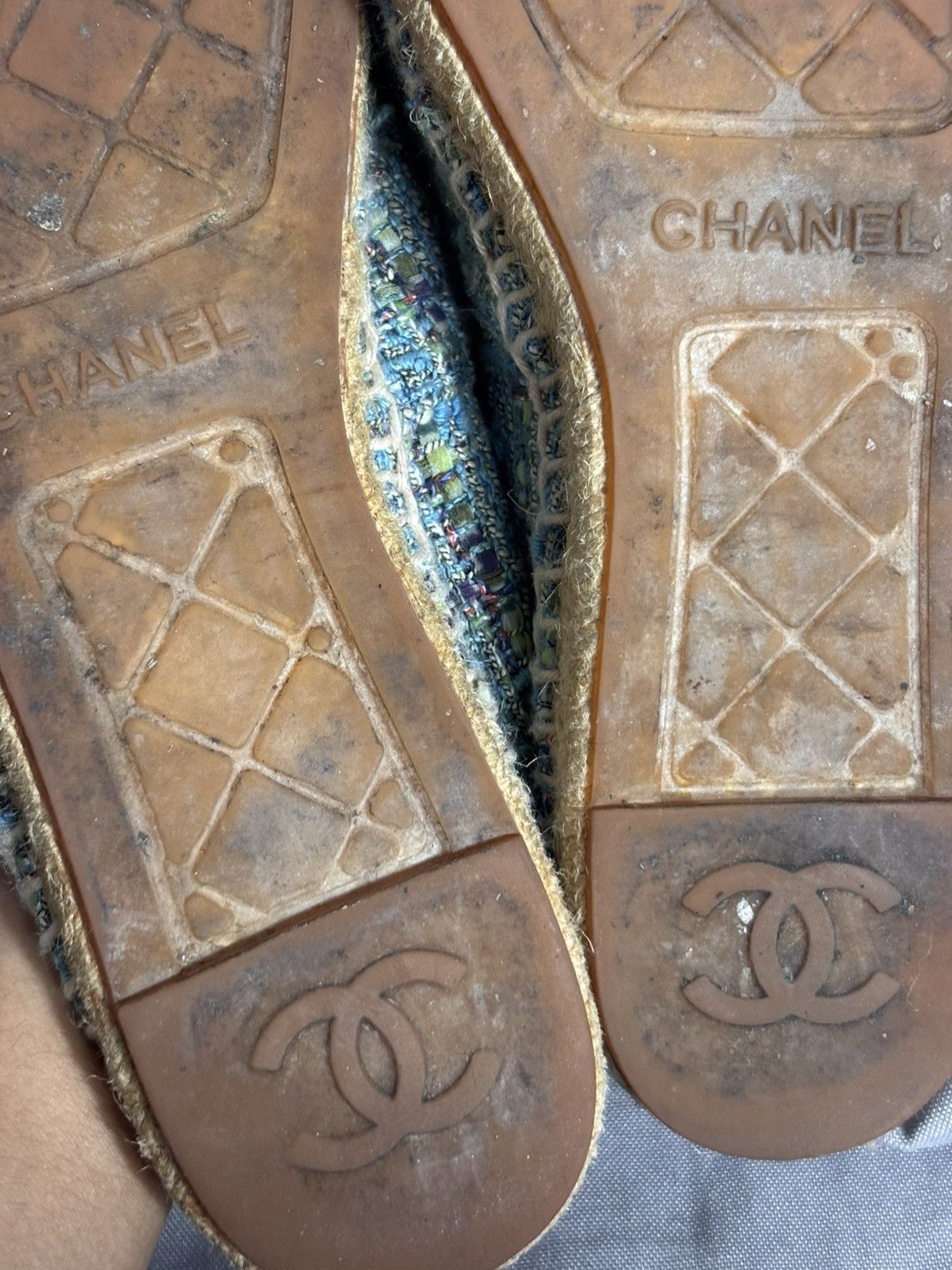 Chanel Chanel CC Espadrille Size US 7 / IT 37 - 4 Thumbnail