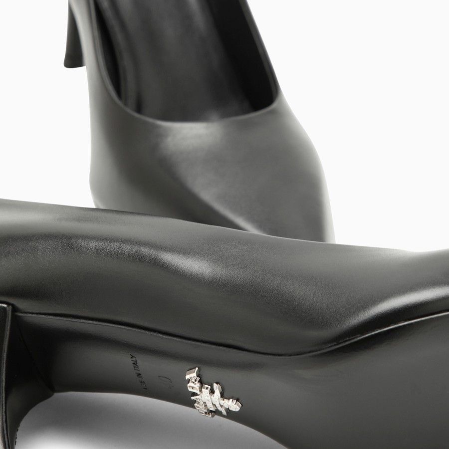 Prada o1d2blof0924 Leather Pumps in Black Size US 10 / IT 40 - 4 Thumbnail