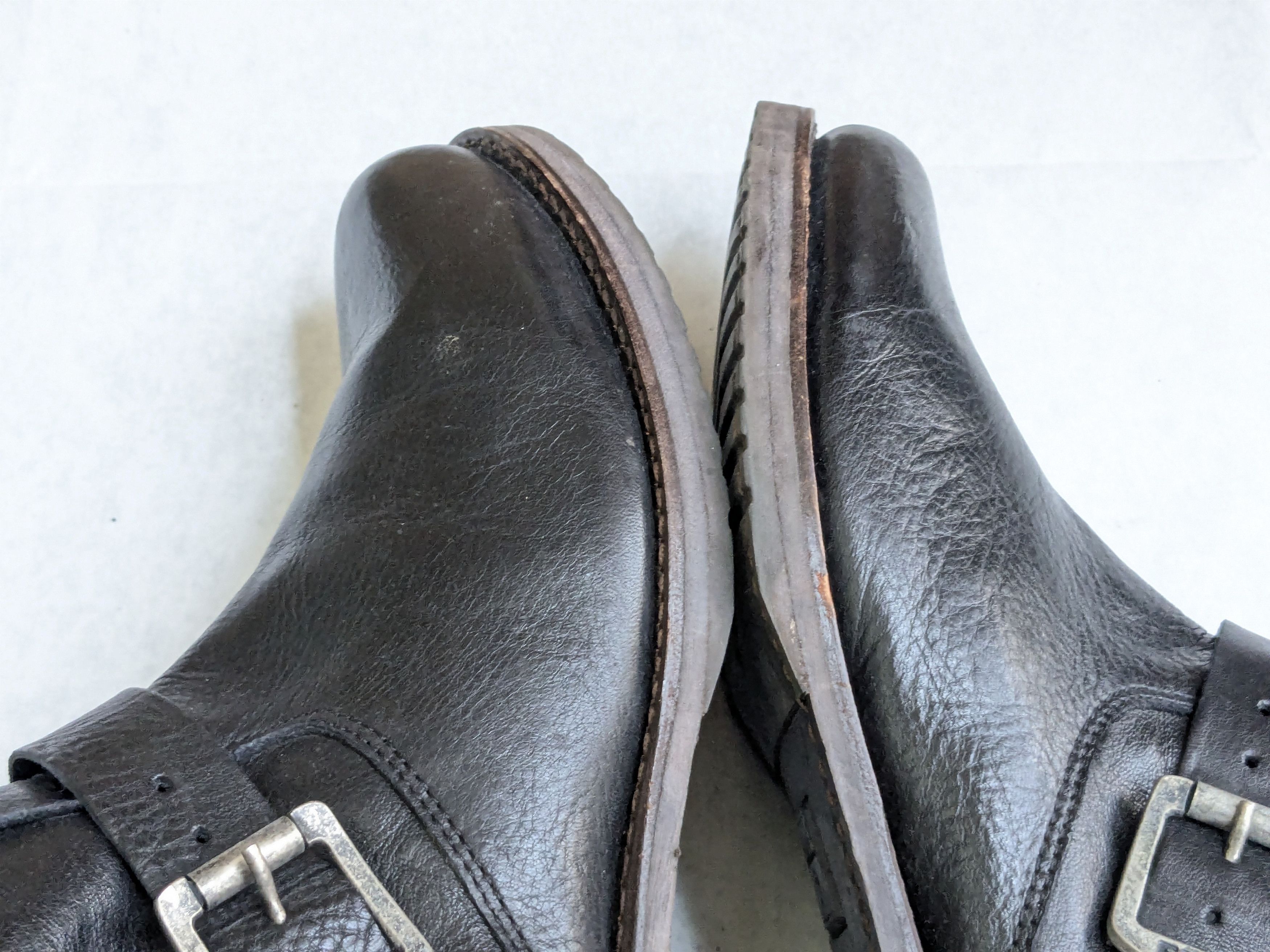 Frye Frye Engineer Boots Black Leather 8.5 Motorcycle Biker Size US 8.5 / EU 41-42 - 7 Thumbnail