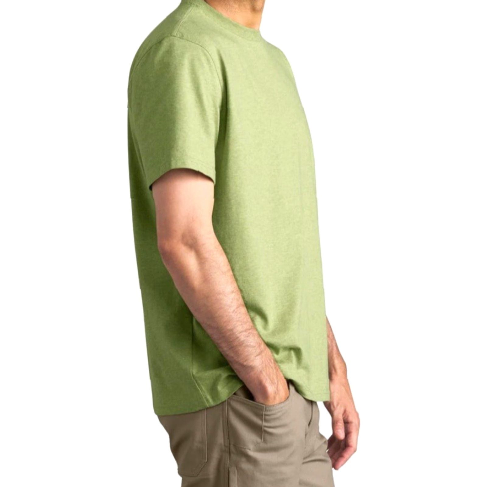 Red Kap Red Kap Shirt Mens S Short Sleeve Midweight Performance Tee Heathered Fern Sz S Green NWT Regular Comfort Lightweight Restored as: Size US 29 - 4 Thumbnail
