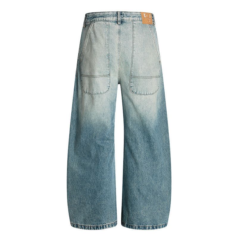 Jean American retro washed distressed jeans for men Size US 32 / EU 48 - 2 Thumbnail