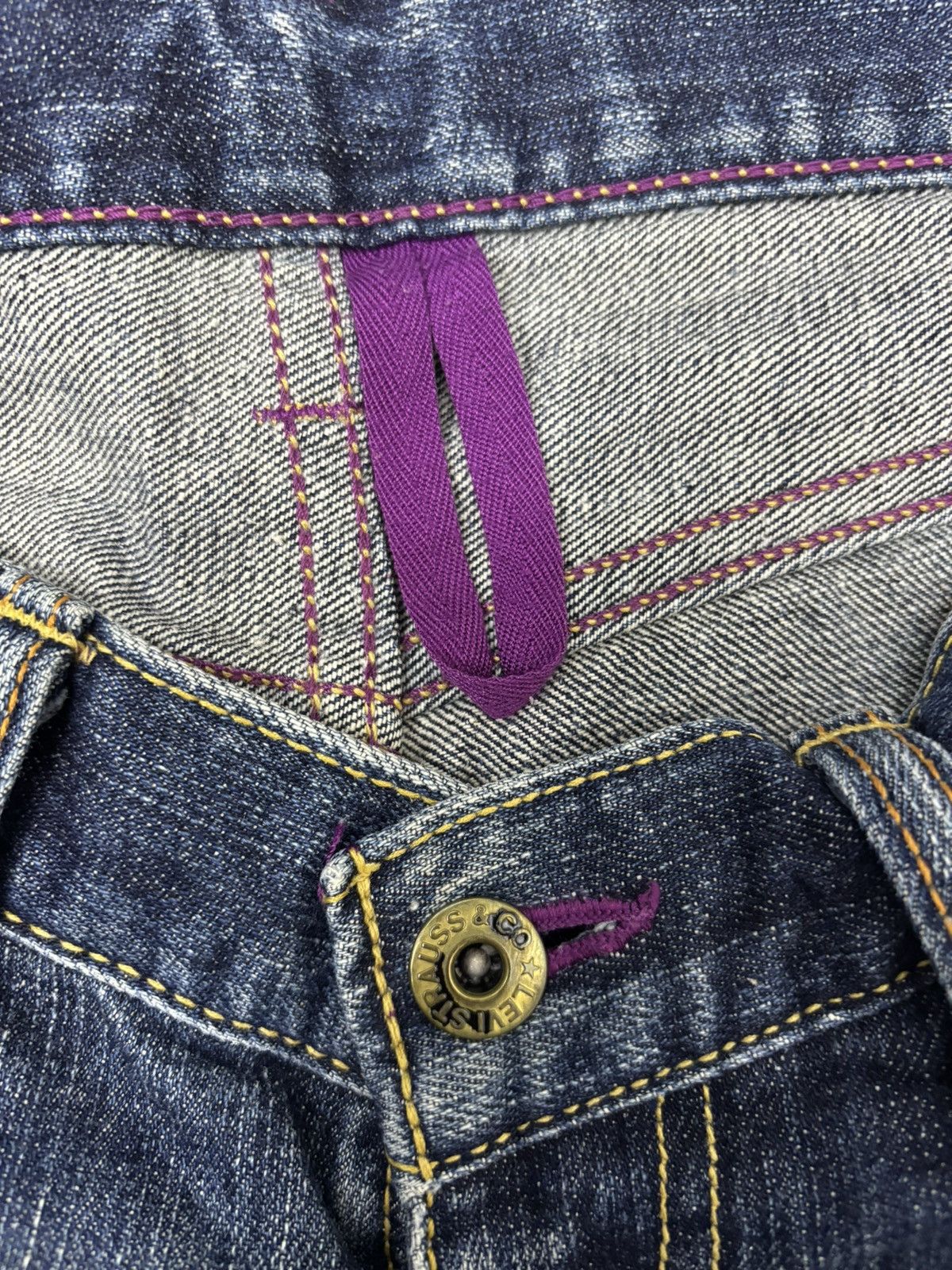 Levi's LEVIS 502 NON SELVEDGE DISTRESSED DENIM JEANS Size US 29 - 10 Thumbnail