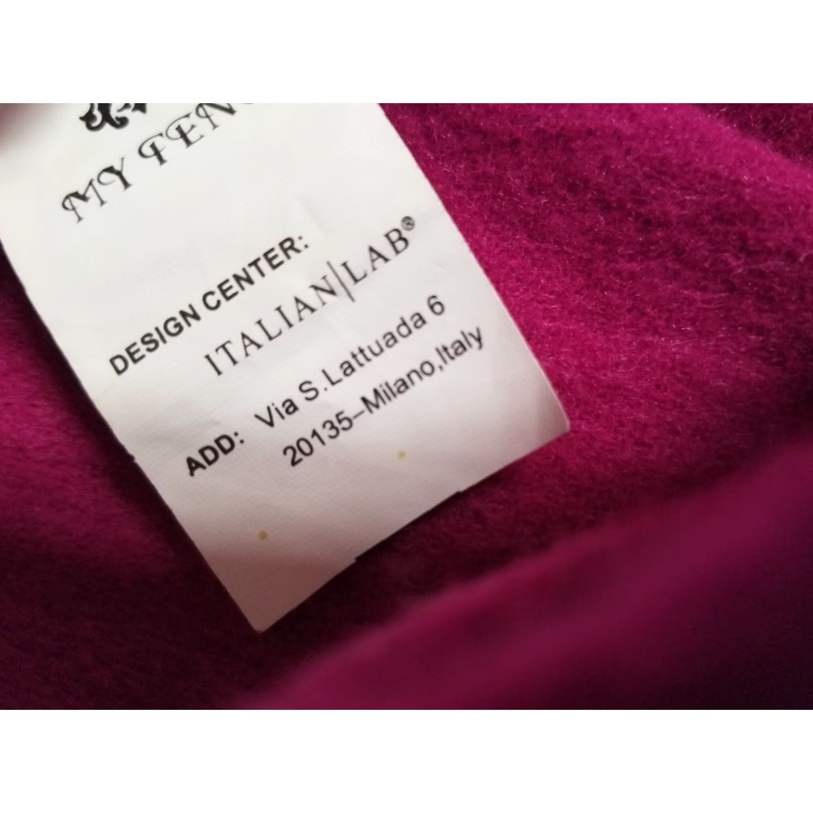 Vintage MYFENO MILANO ITALY Soft 100% Wool Rabbit Fur Wrap Shwal Blanket Pink Luxurious Blanket/Shawl/Scarf Women Pink Rose Knit Womens Size ONE SIZE - 5 Thumbnail