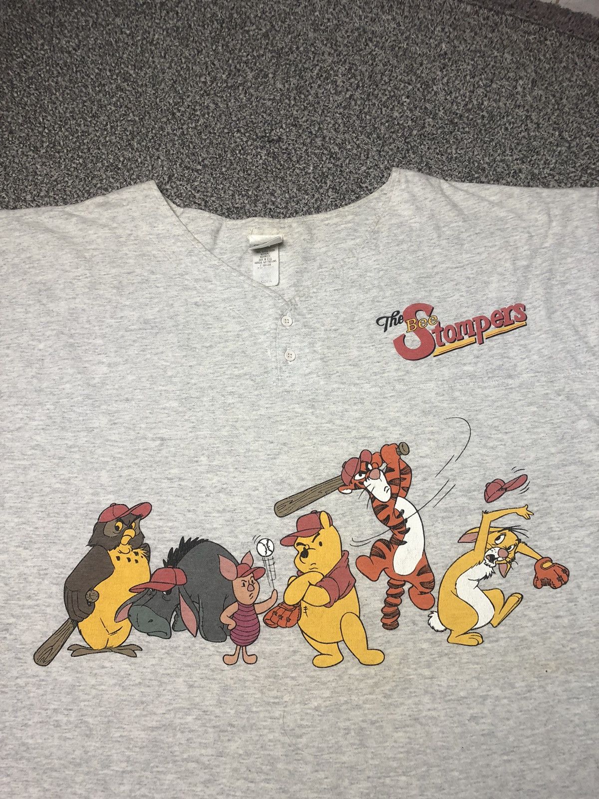 Cartoon Network × Disney × Vintage Vintage 90s Disney Store Winne The Pooh The Bee Stompers Tee Size US XXL / EU 58 / 5 - 10 Thumbnail