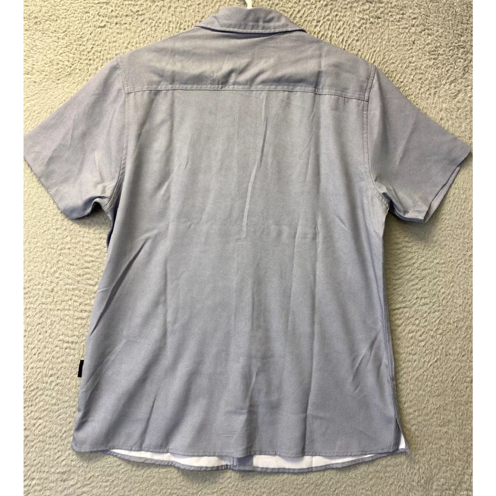 Vintage Scott James Shirt Men's M Blue Short Sleeve Button-Up Button /110-45 Size US M / EU 48-50 / 2 - 7 Thumbnail