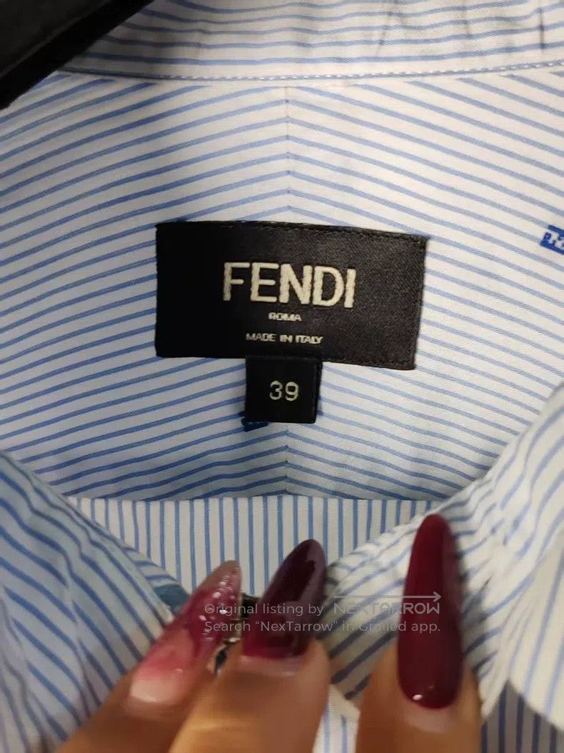 Fendi Fendi size 39 Full Print Short Sleeve Shirt Size US XXS / EU 40 - 3 Thumbnail