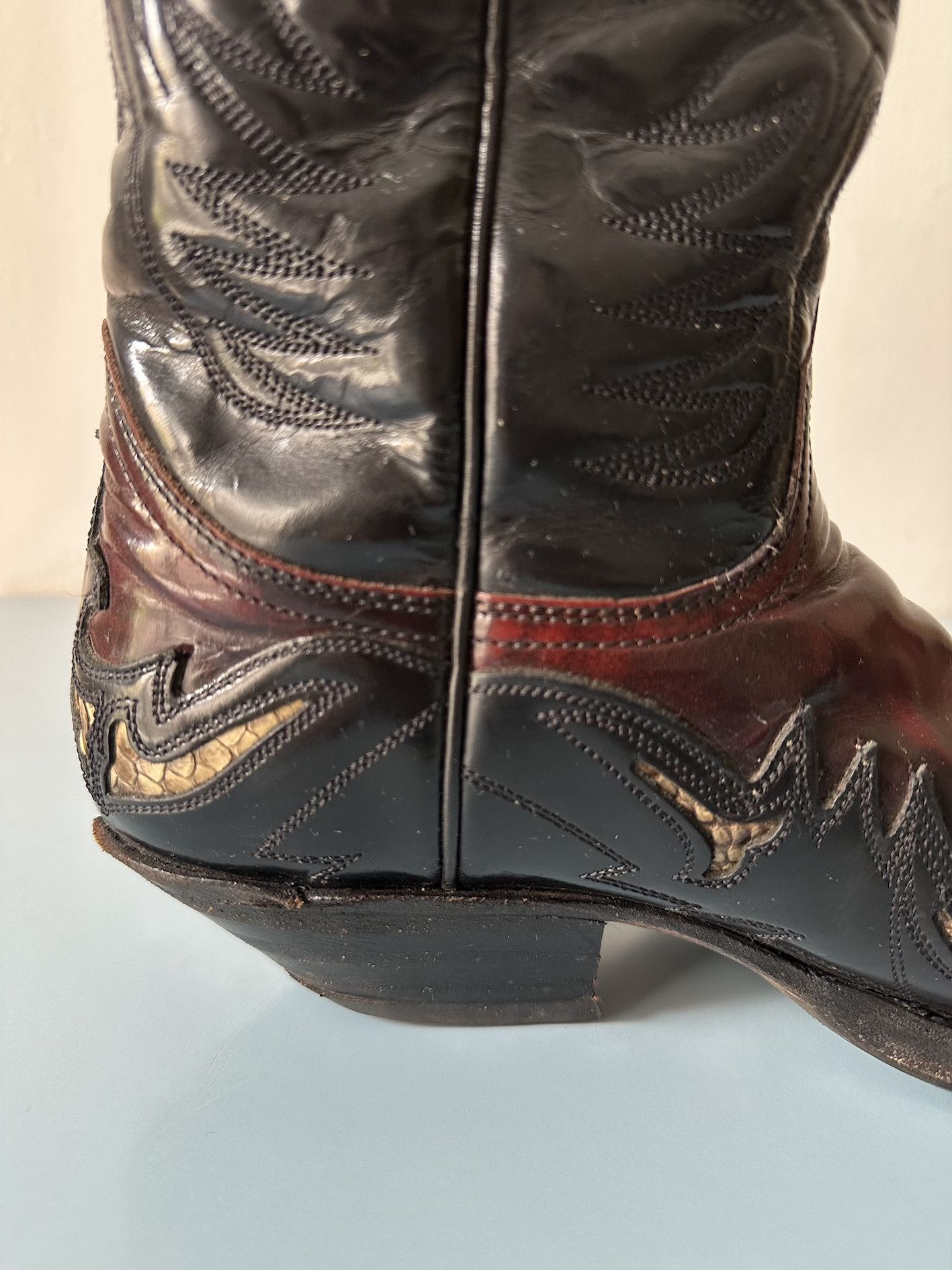 Sendra Sendra Cuban Heel Cowboy Boots - UK7/EU40 leather & python Size US 7 / EU 40 - 11 Thumbnail