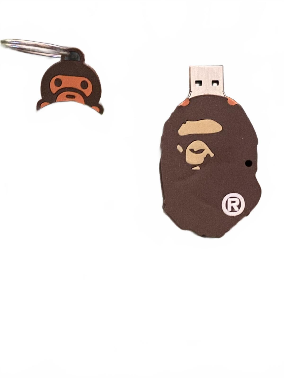 Bape BAPE x Baby Milo On Ape Head USB Flash Drive Keychain Size ONE SIZE - 3 Thumbnail