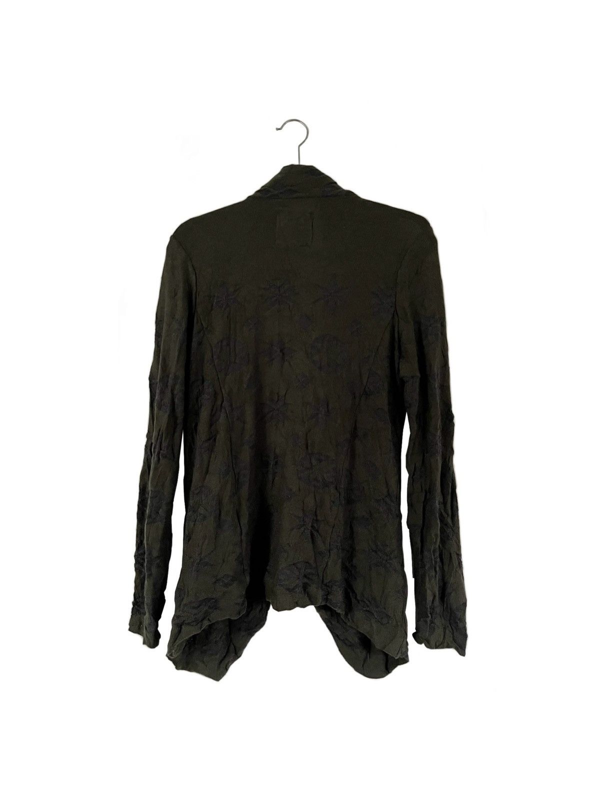 Y's Y’s Yohji Yamamoto Floral Knit Jacket Size US S / EU 44-46 / 1 - 3 Thumbnail