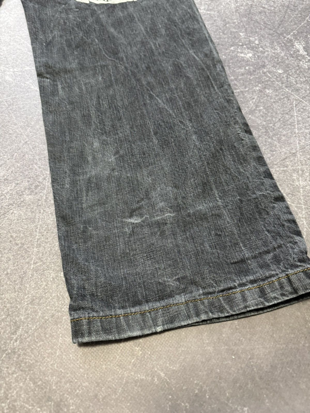 Japanese Brand distressed opium affliction style tribaldenim jeans Size US 34 / EU 50 - 6 Thumbnail