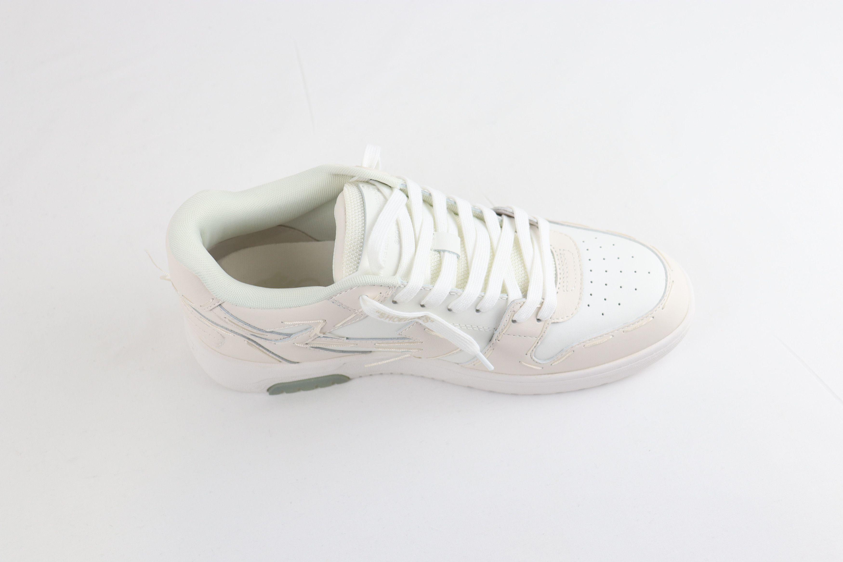 Off-White Sartorial Stitch Out of Office Sneakers OOO Coconut / White Size US 11 / EU 44 - 6 Thumbnail