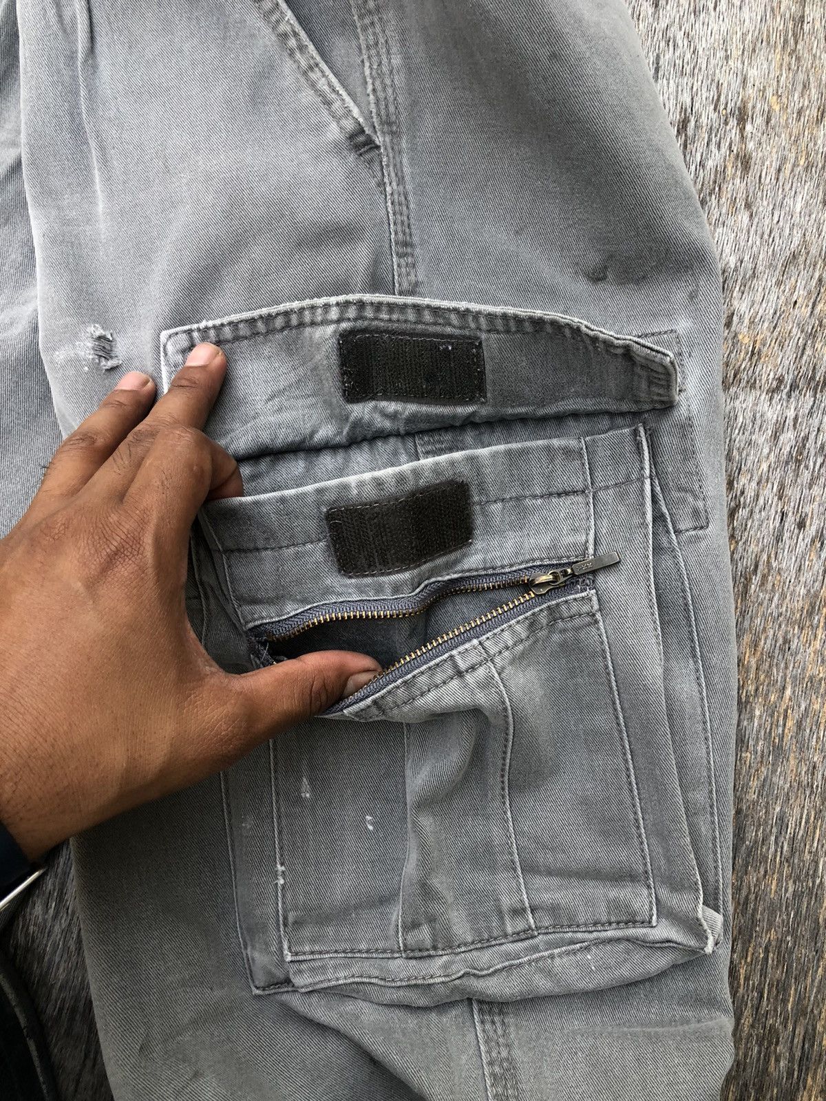 Japanese Brand Japanese Cargo Multipocket Faded Pants Size US 28 / EU 44 - 7 Thumbnail