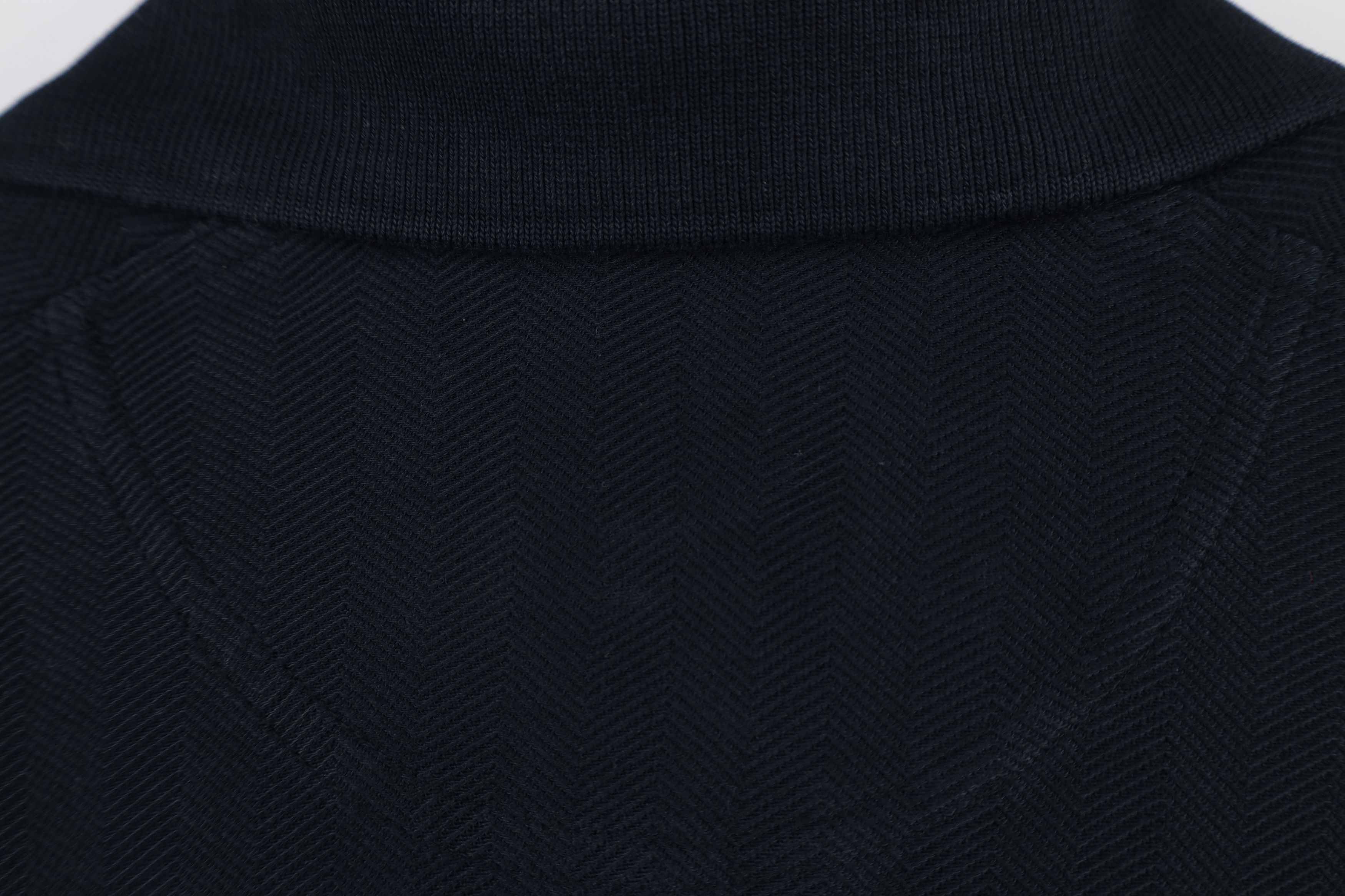 Vintage Vintage 90s Streetwear Herringbone Long Sleeve Polo Shirt Size US L / EU 52-54 / 3 - 10 Thumbnail