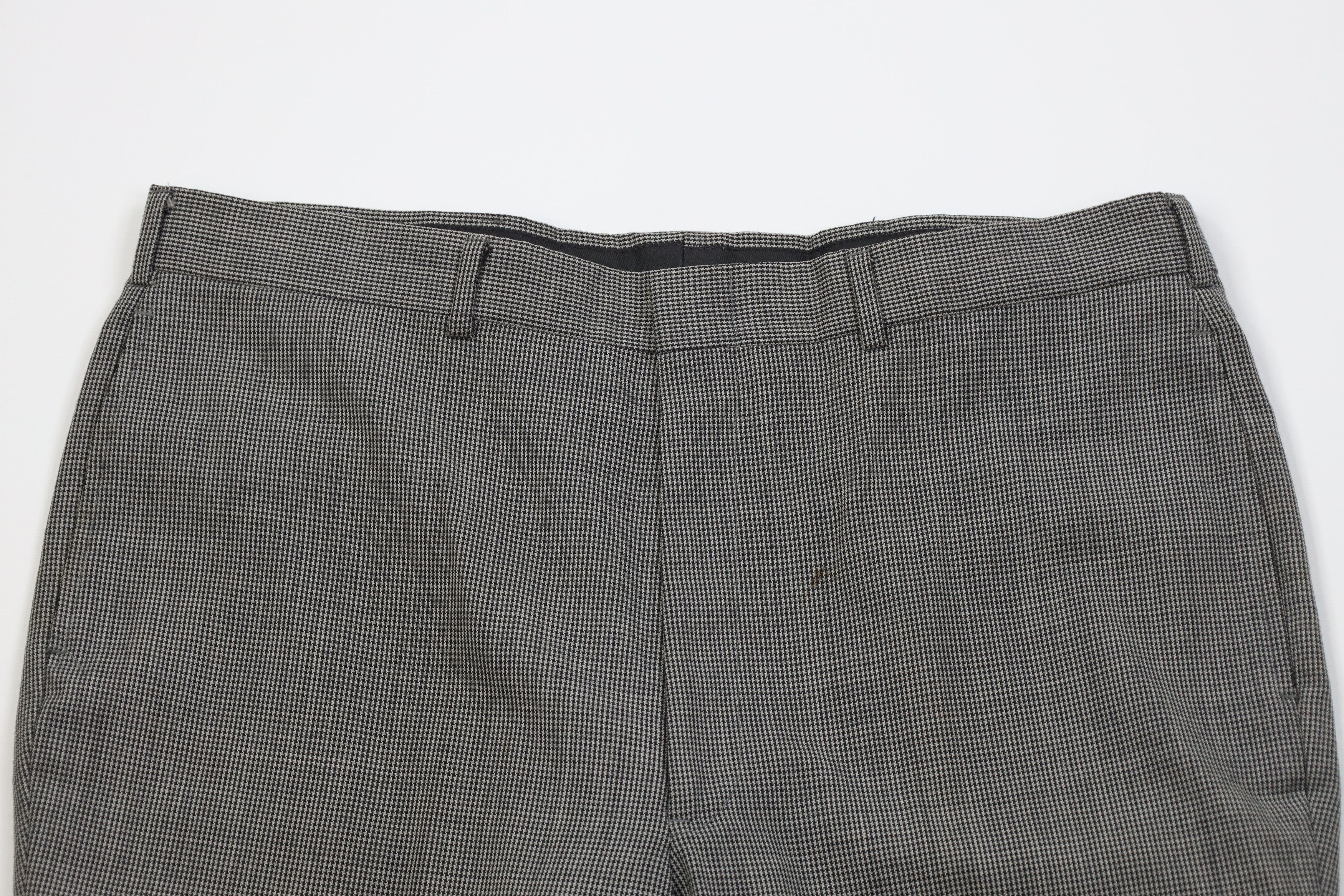 Vintage Vintage 70s Streetwear Houndstooth Wide Leg Chino Pants USA Size US 36 / EU 52 - 2 Thumbnail