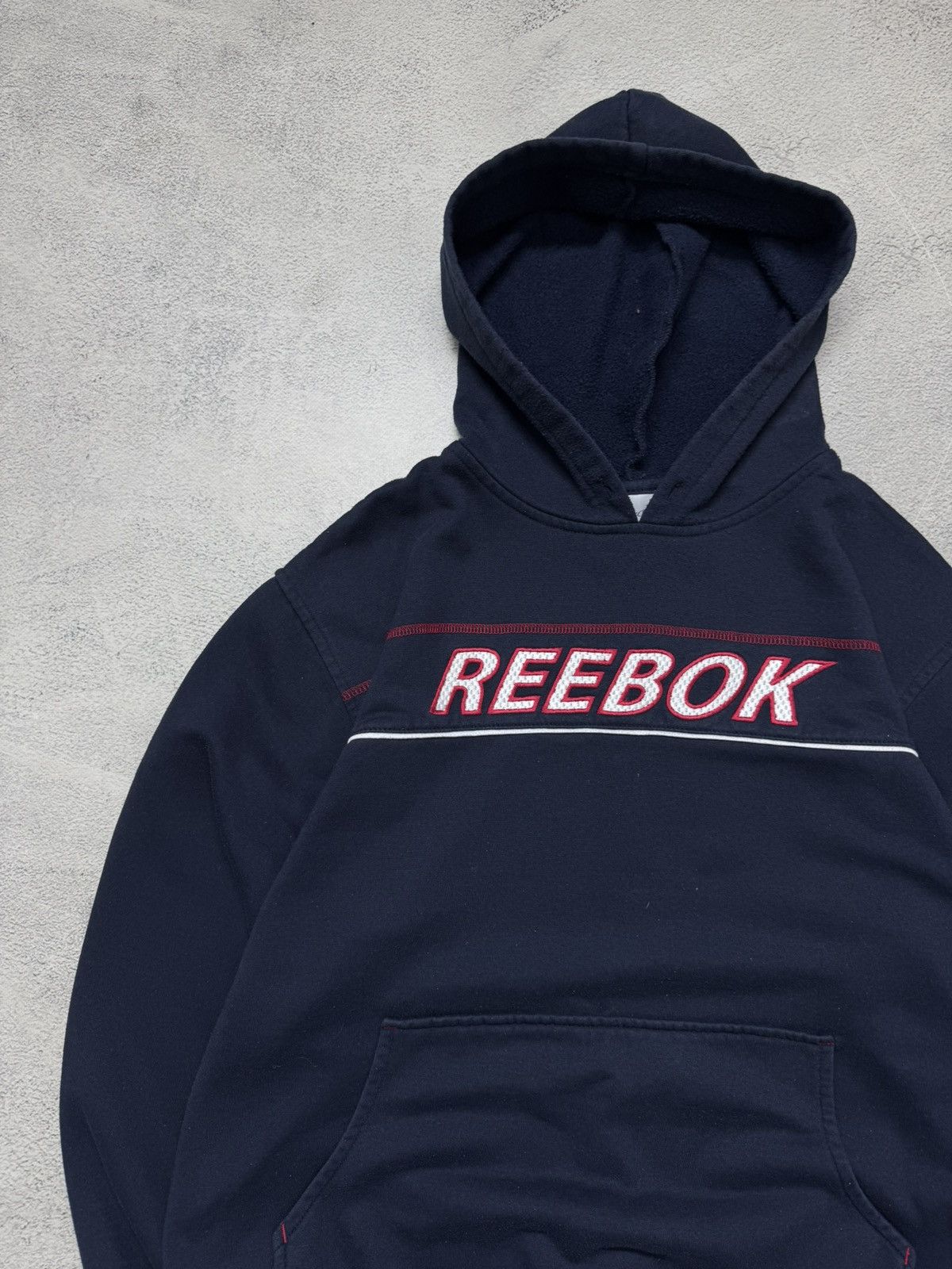 Reebok Vintage Reebok Big Logo Hoodie Size US M / EU 48-50 / 2 - 1 Thumbnail