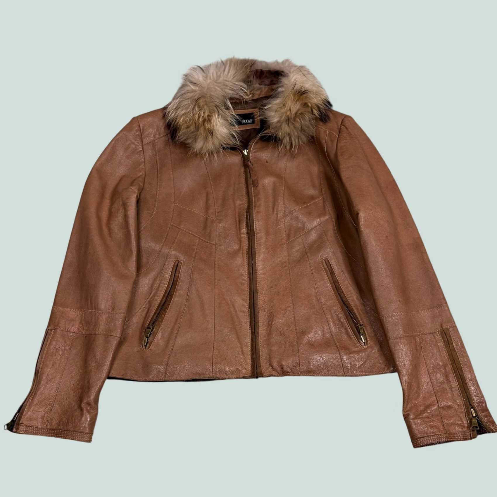 Vintage VINTAGE A New Approach Leather Jacket Women