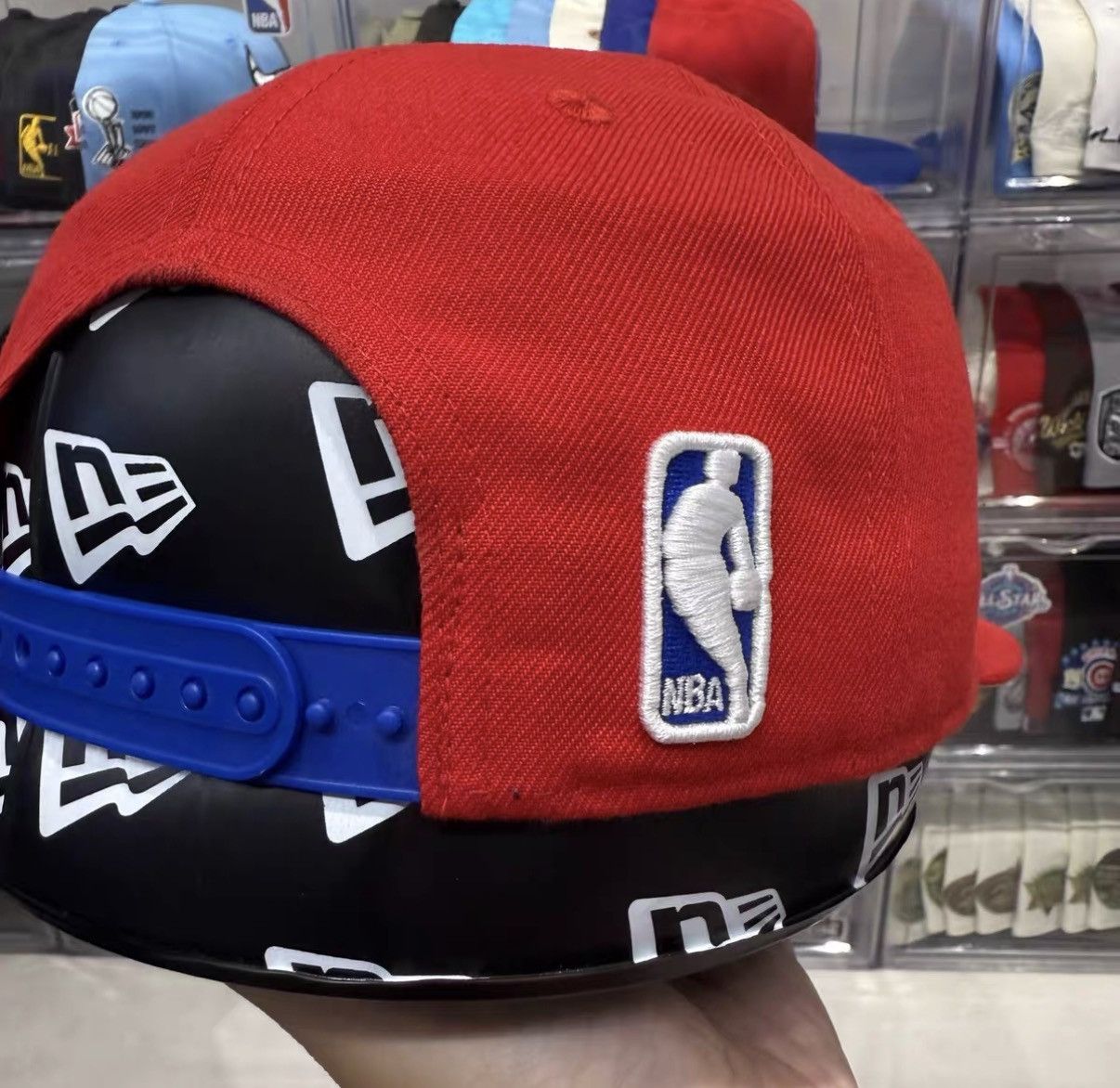 New Era New Era NBA Classic Logo Flat Brim Baseball Cap J32 Size ONE SIZE - 5 Thumbnail