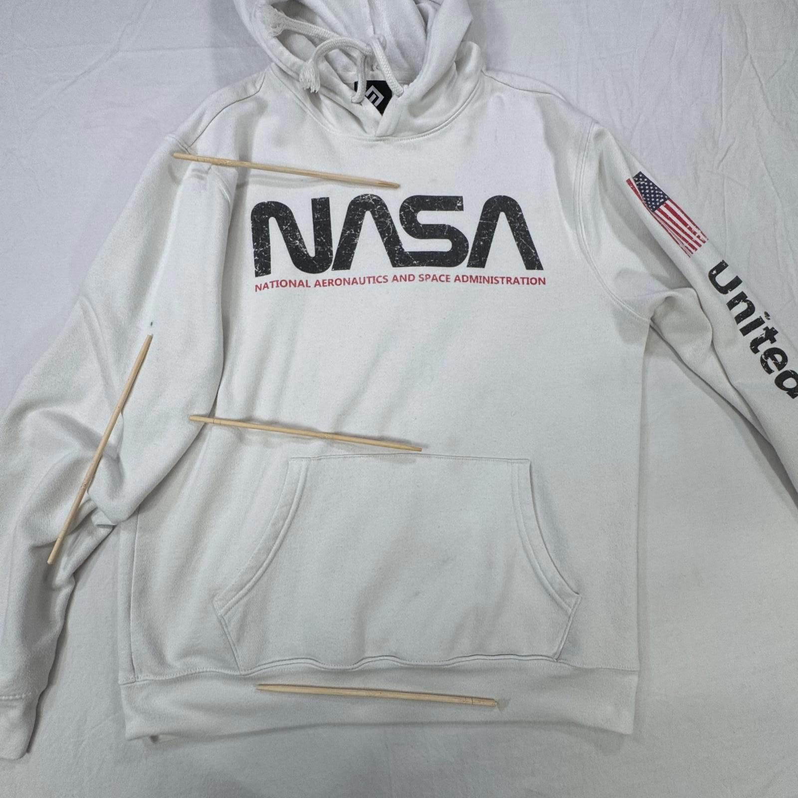 Designer NASA Space Administration Men's Hoodie Medium Sleeve Hit Size US M / EU 48-50 / 2 - 11 Thumbnail