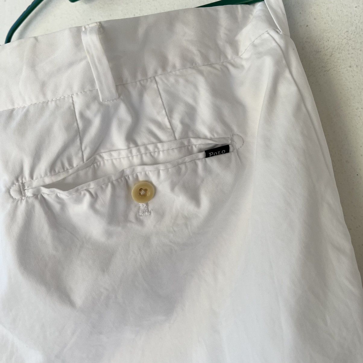 Polo Ralph Lauren Polo Ralph Lauren White Cotton Shorts – Slim Fit Size US 34 / EU 50 - 5 Thumbnail