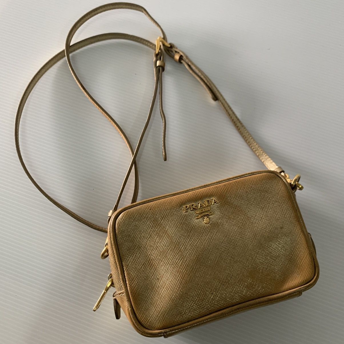 Prada Prada Mini Leather Slingbag Size ONE SIZE - 3 Thumbnail