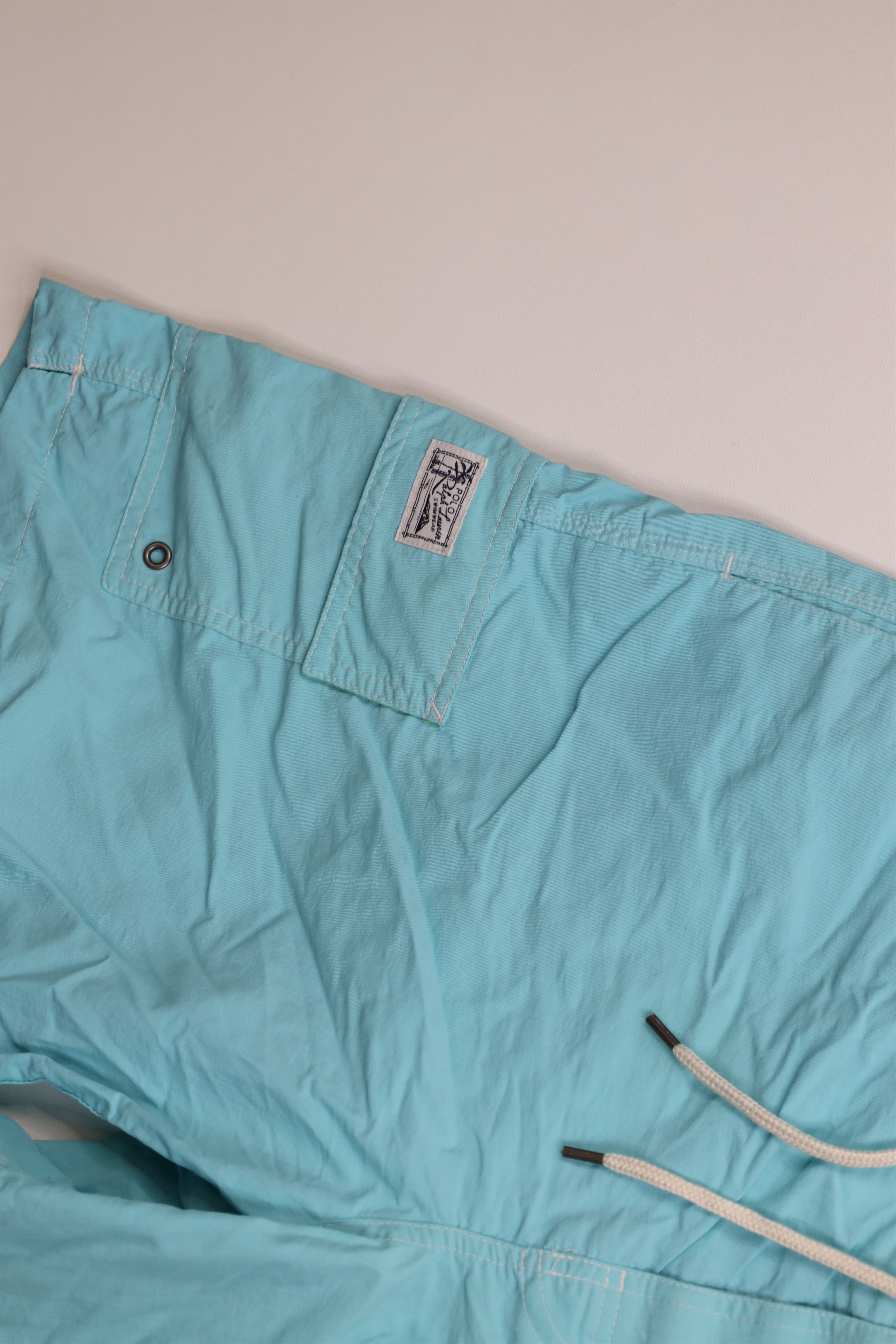 Polo Ralph Lauren Vintage Ralph Lauren Spell Out Lined Shorts Swim Trunks Blue Size US 32 / EU 48 - 6 Thumbnail