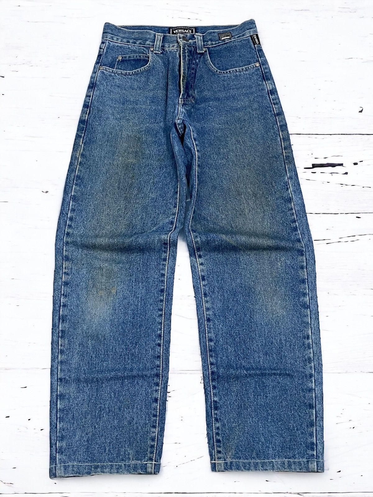 Versace Jeans Couture × Vintage Vintage Ittiere Versace Jeans Couture Luxury Denim Size US 28 / EU 44 - 1 Thumbnail