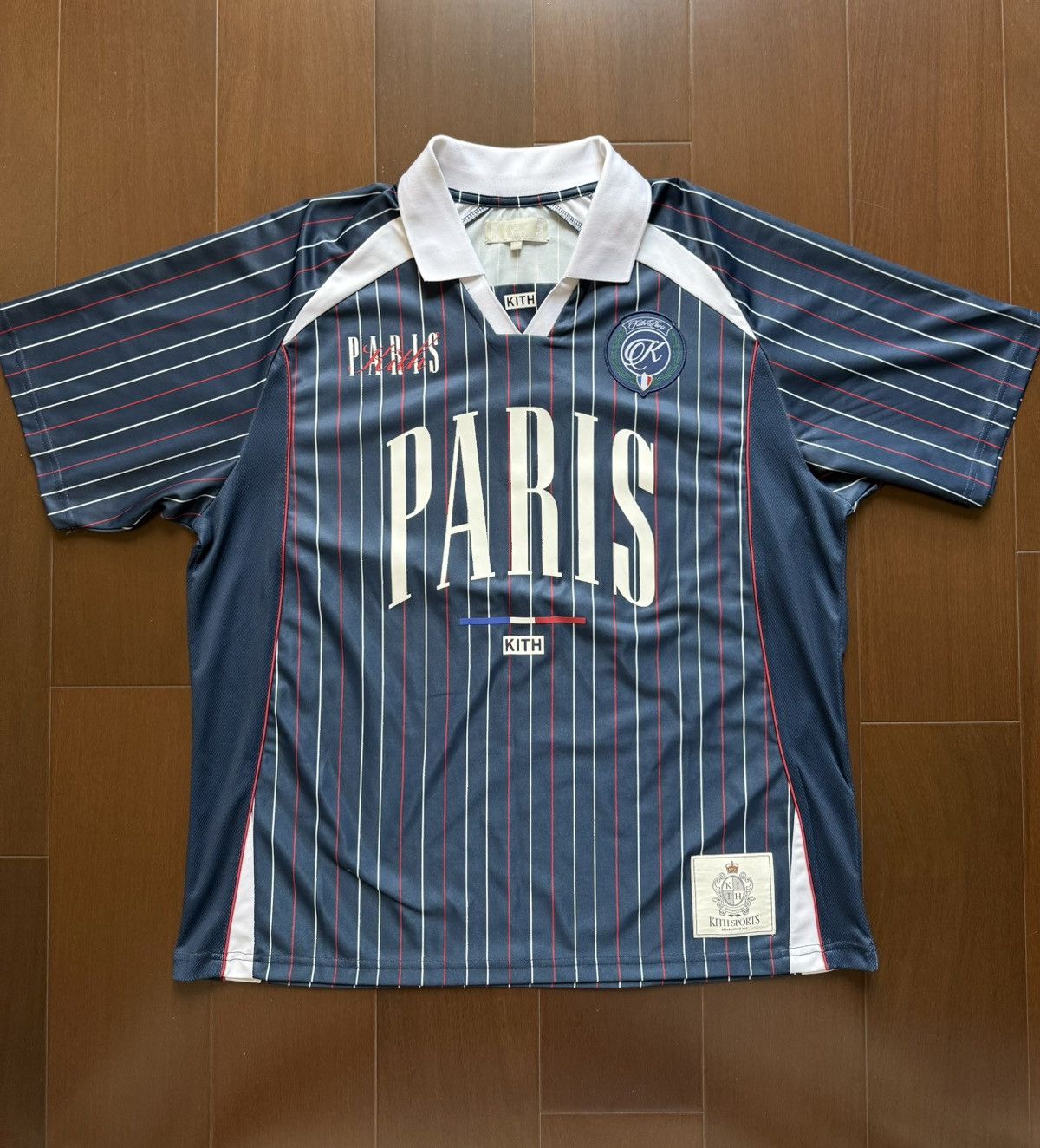 Kith Kith Paris Striped Jersey | Grailed