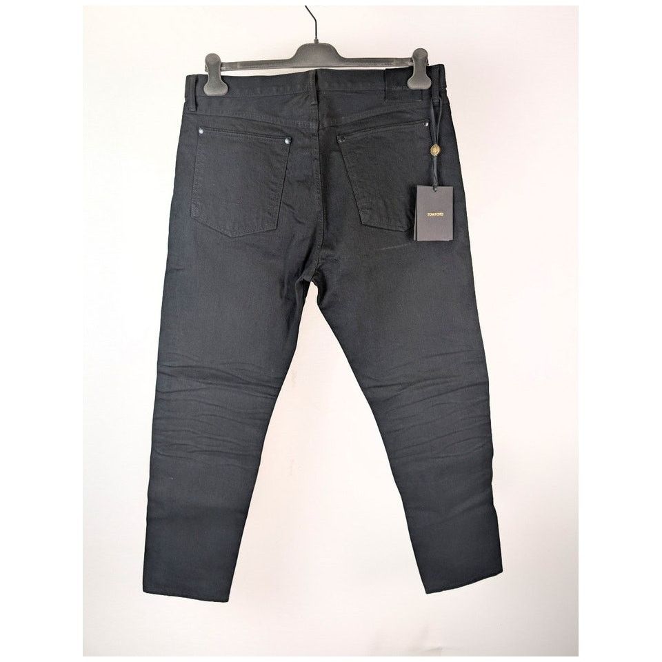 Tom Ford o1rshd1 Tapered Fit Denim Jeans in Black Size US 36 / EU 52 - 13 Thumbnail