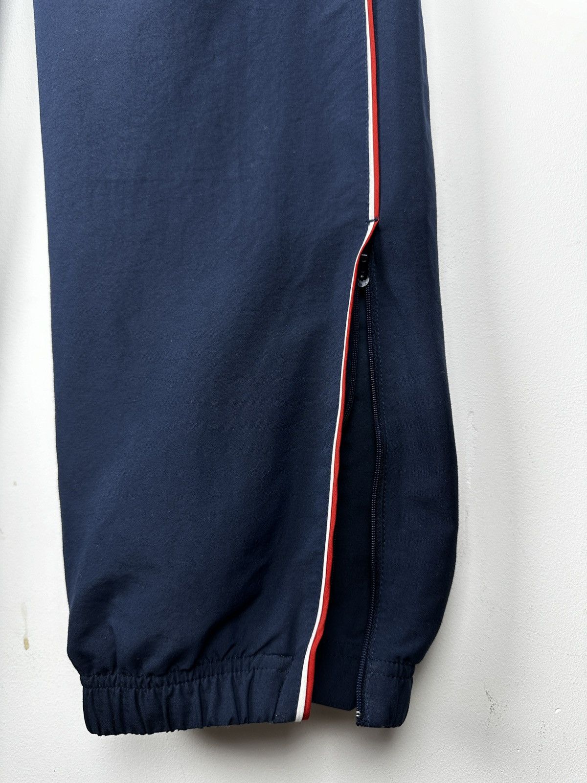 Nike Nike Mini Swoosh Logo Nylon Stripe Track Pants Y2K Vintage Size US 34 / EU 50 - 4 Thumbnail