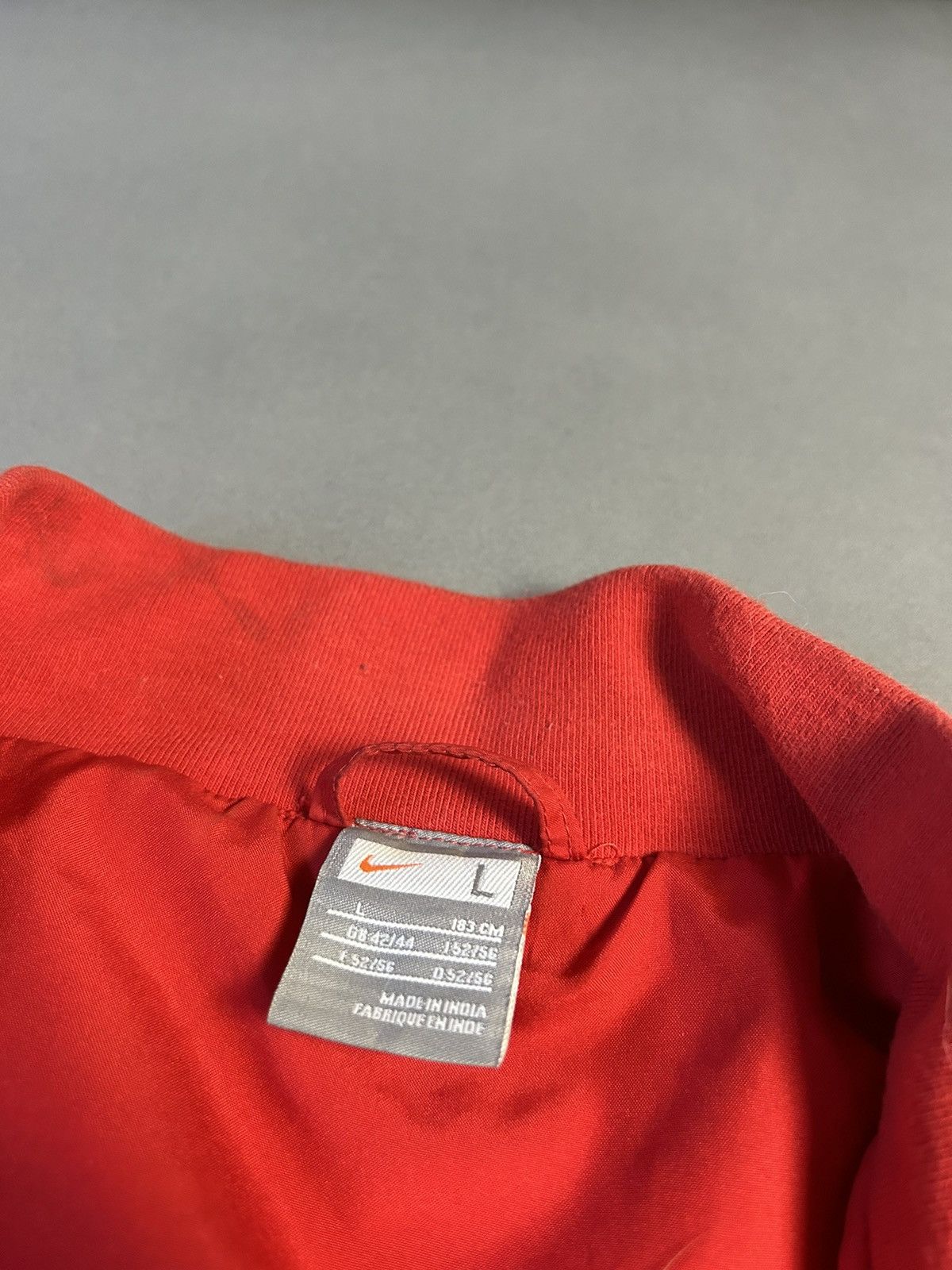 Nike × Vintage Aston Villa Nike vintage red nylon track jacket Size US L / EU 52-54 / 3 - 4 Thumbnail