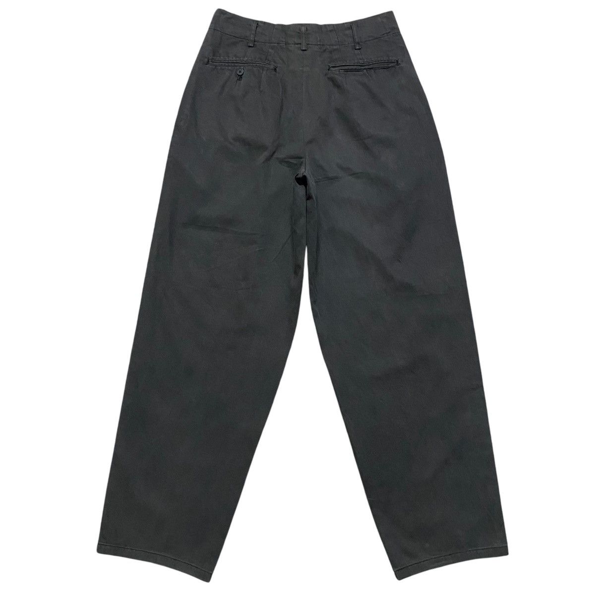 Yohji Yamamoto Vintage YS For Men Linen Baggy Pants Fade Black Size US 30 / EU 46 - 2 Thumbnail