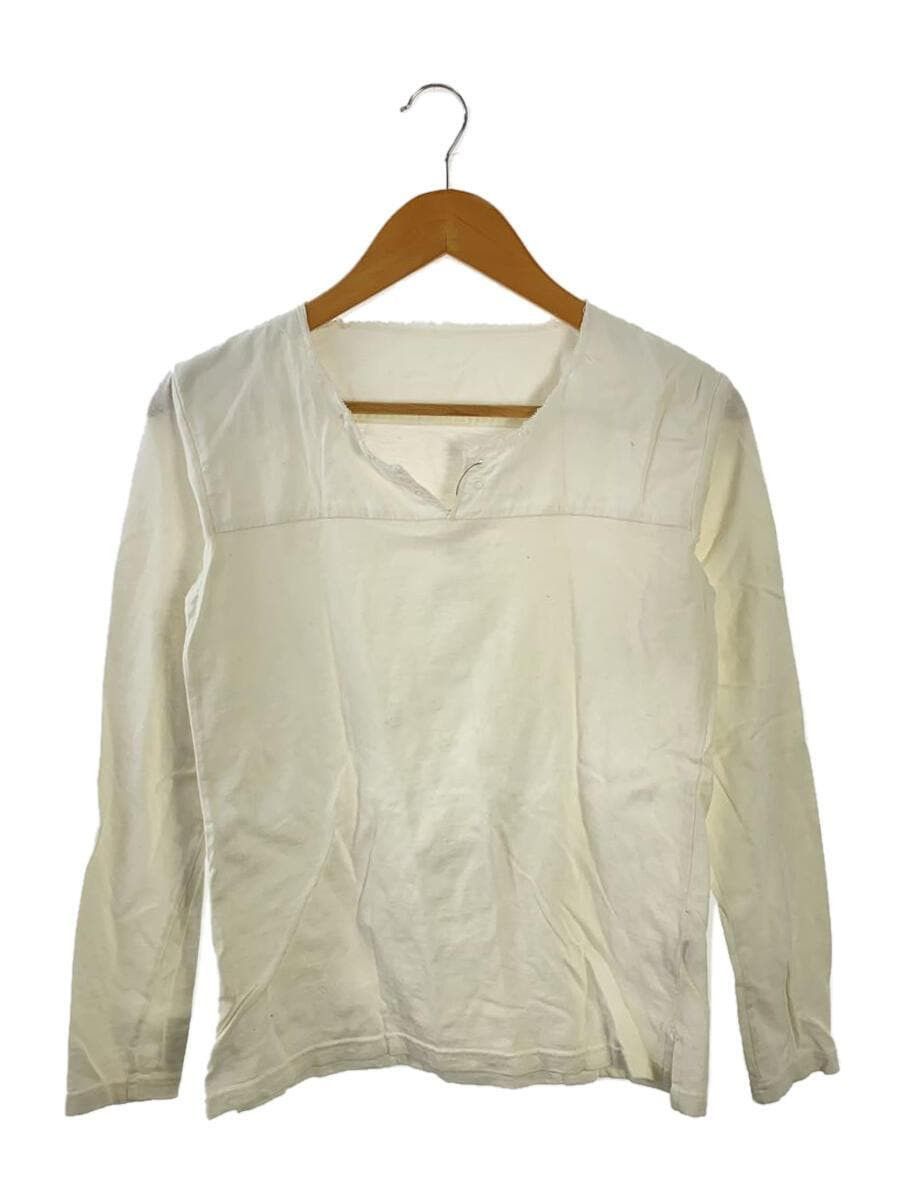 image of Kapital V-Neck Longsleeve in White, Men's (Size Small)