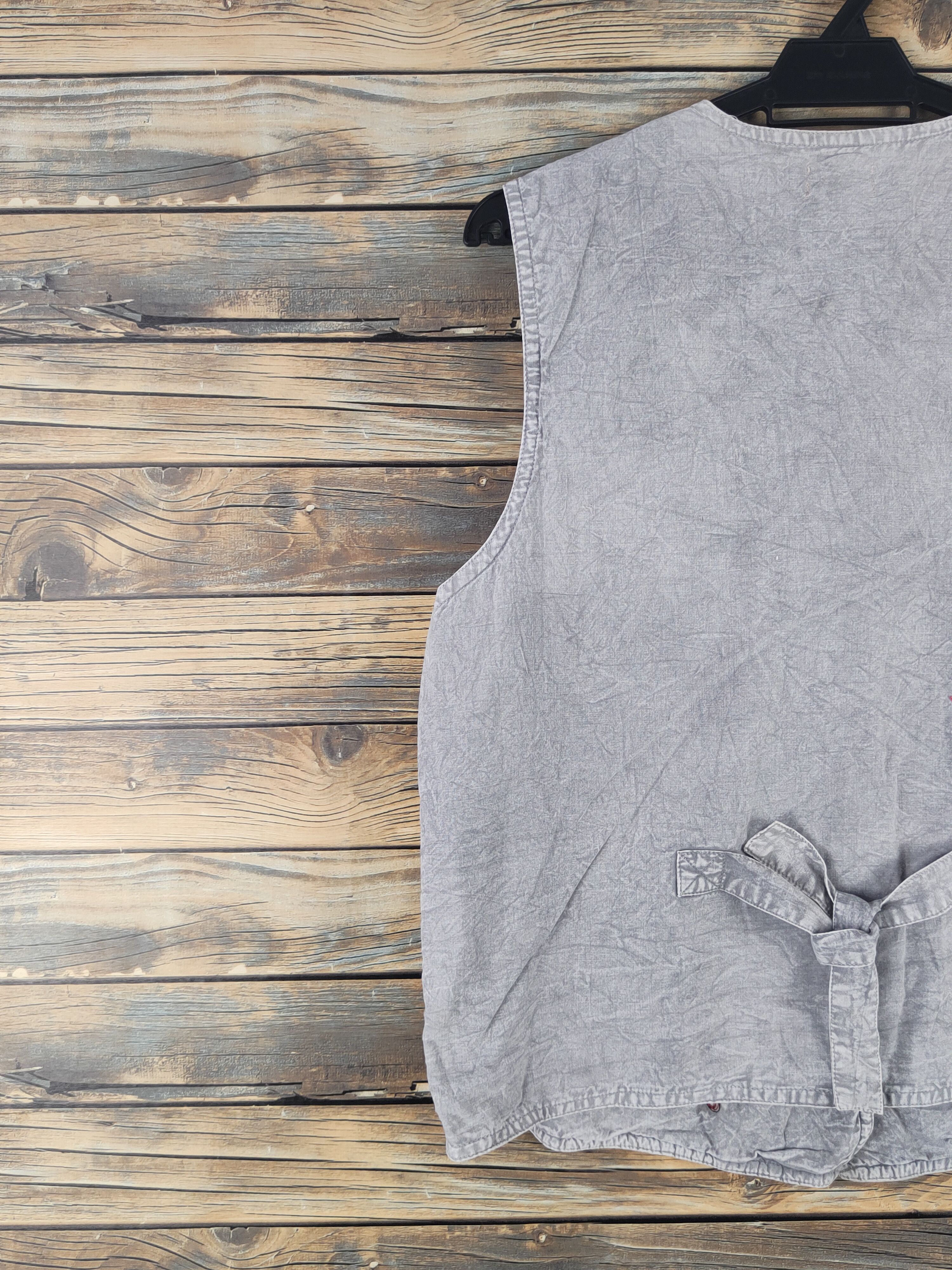 Japanese Brand Venticello Gray vintage japan Vests #1680 Size M / US 6-8 / IT 42-44 - 8 Thumbnail