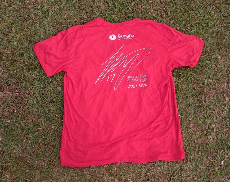 MLB Shohei Ohtani 🎌 MLB Baseball Player Tshirt ⚾ Size US XL / EU 56 / 4 - 3 Thumbnail