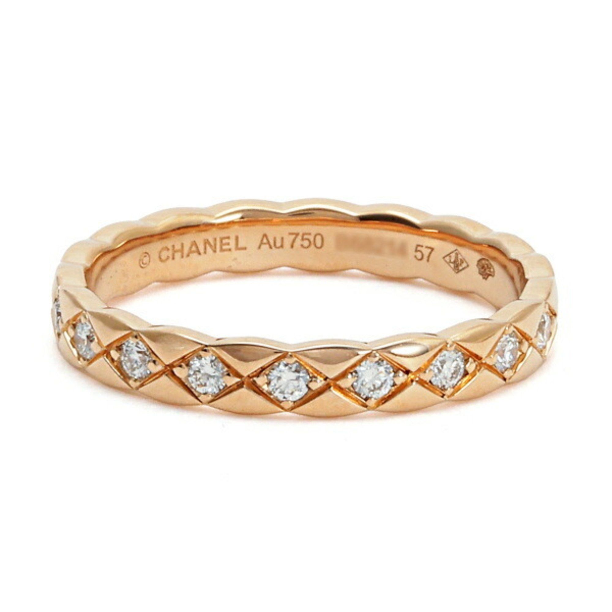 image of Chanel Coco Crush K18Bg K18 Beige Gold Ring, Women's